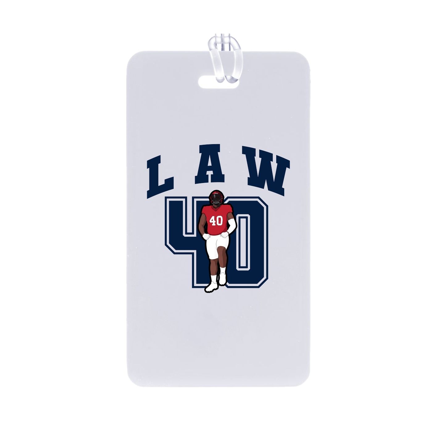 Bag Tag — Number in Classic