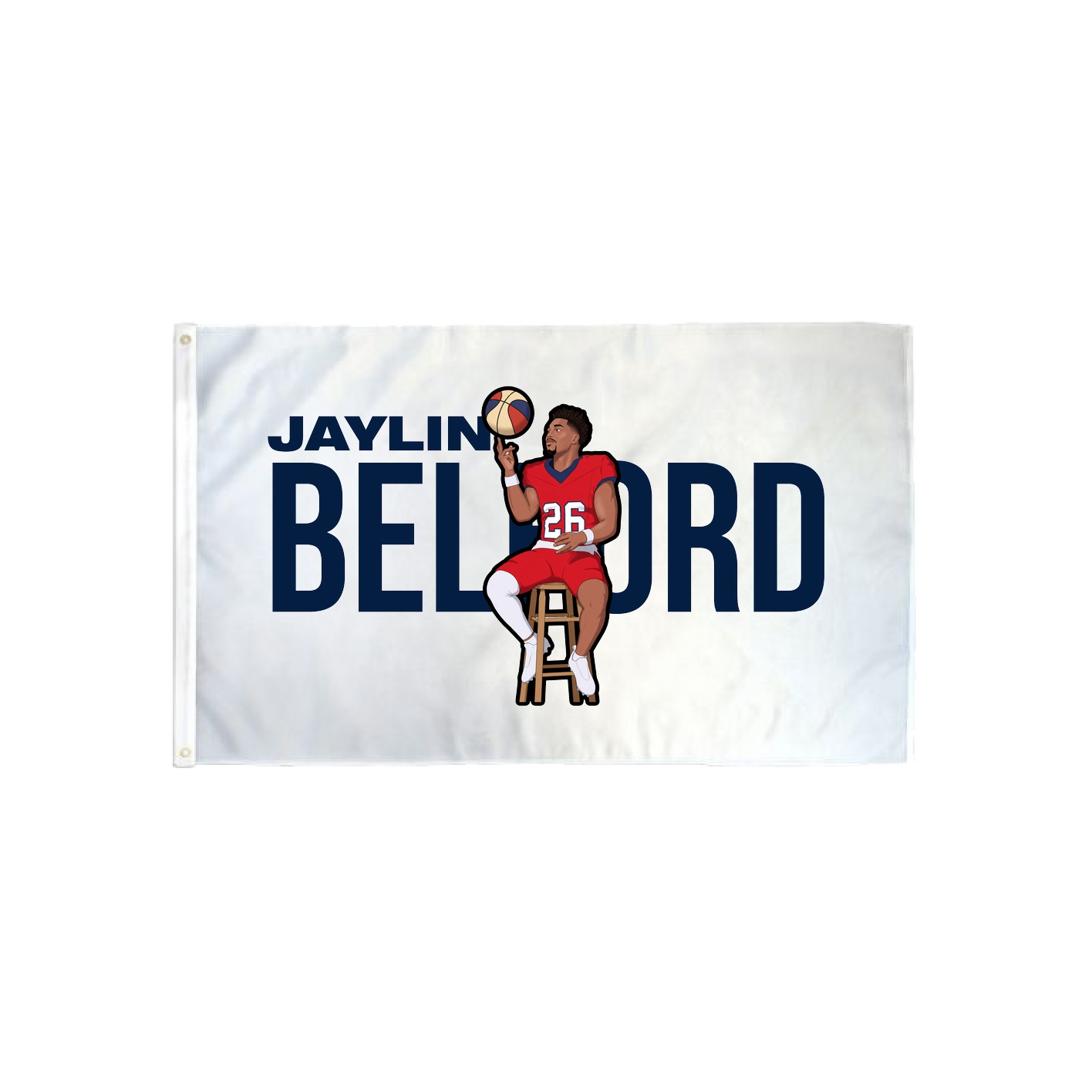3x5 Flag — Player Name in Classic