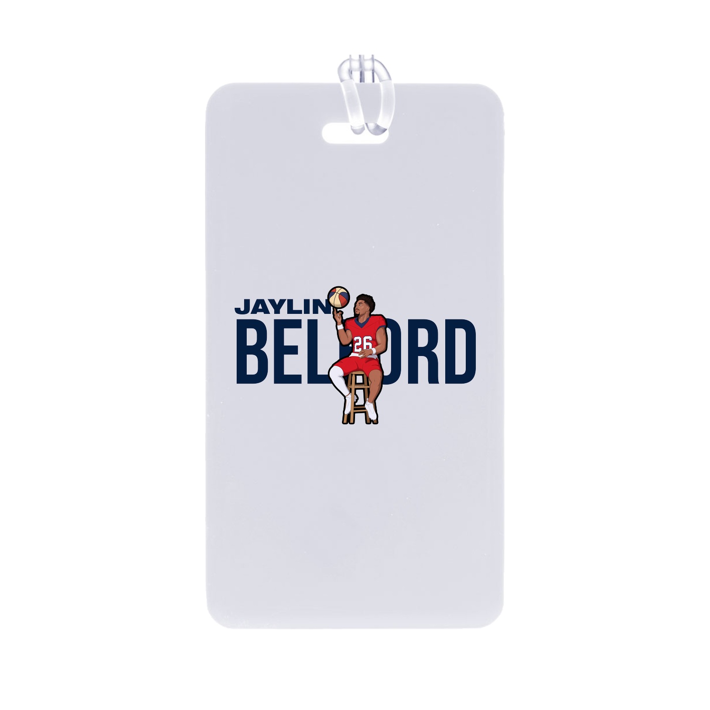 Bag Tag — Player Name in Classic