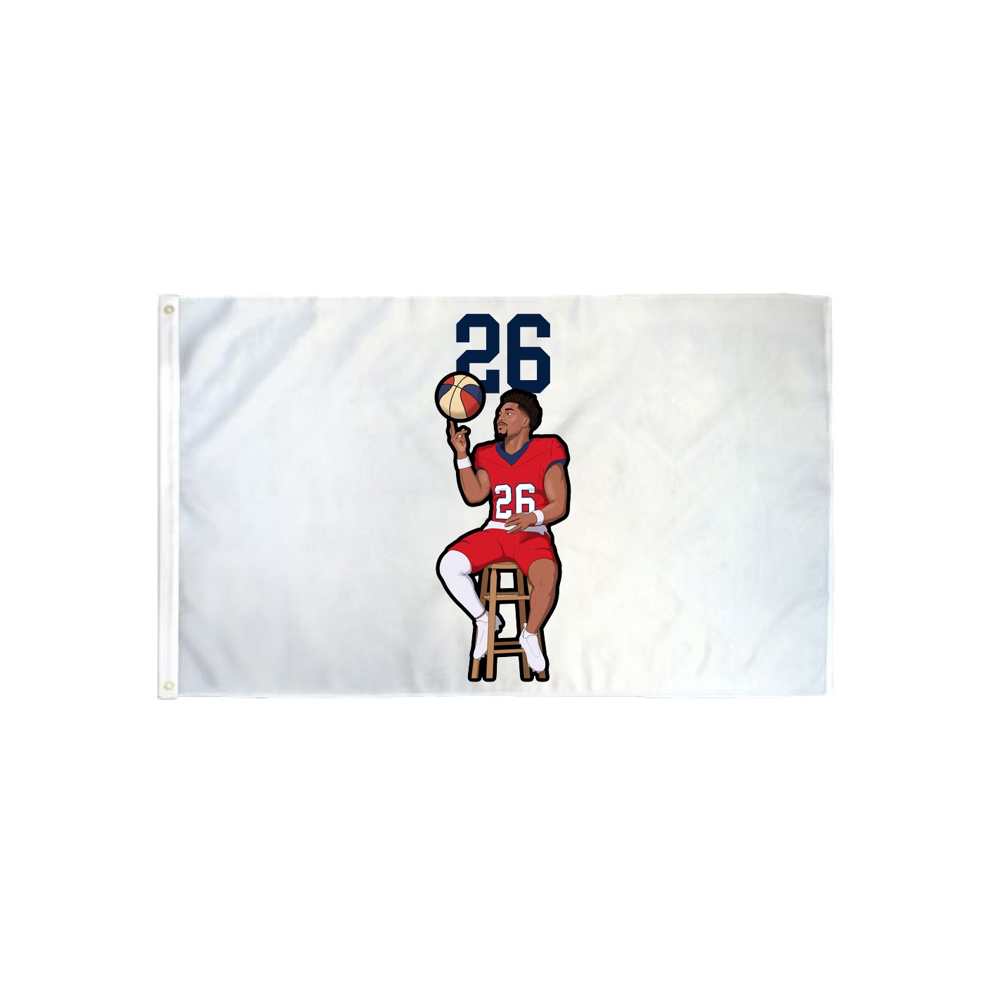 3x5 Flag — Number Top in Classic