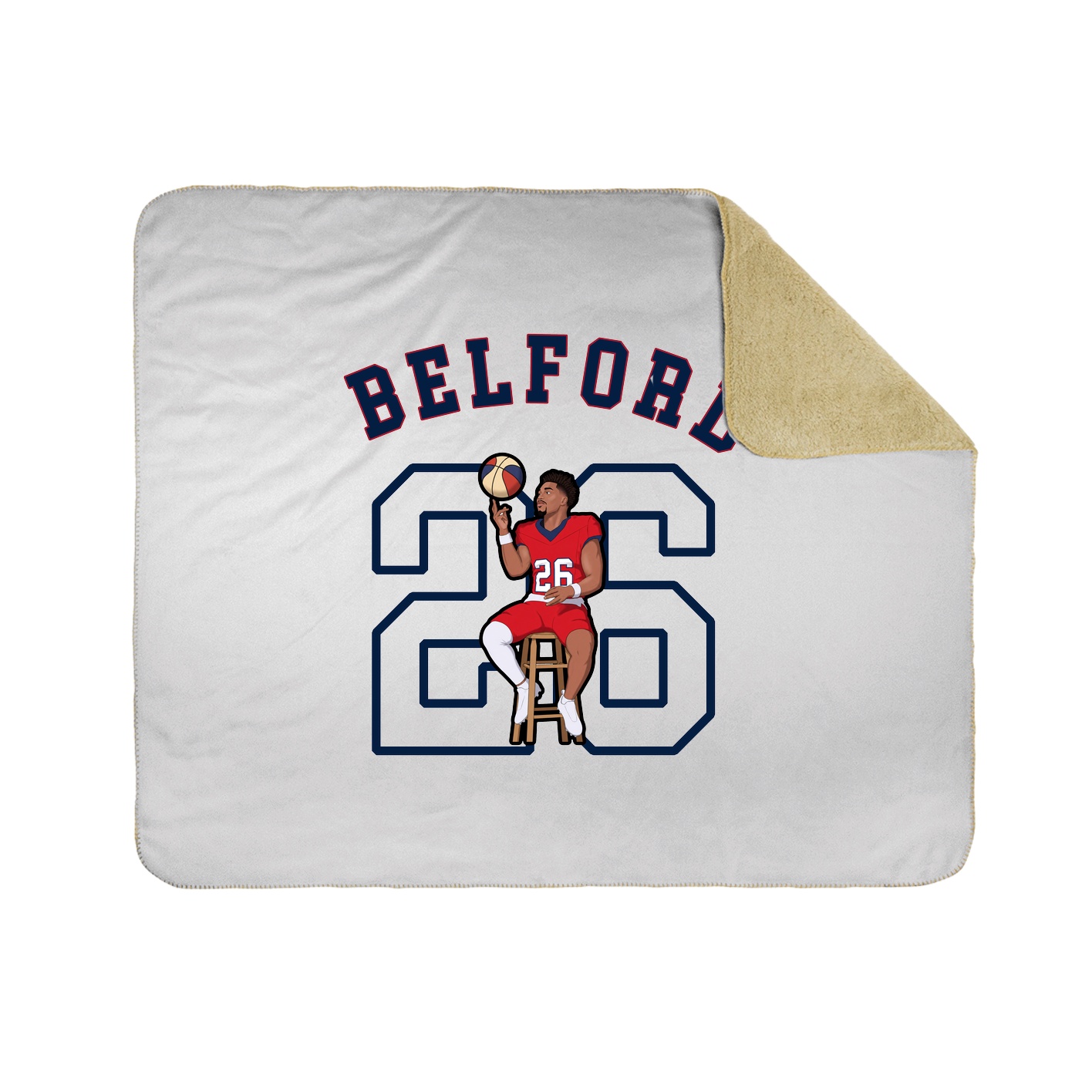 Throw Blanket — Shirsey Arch in White