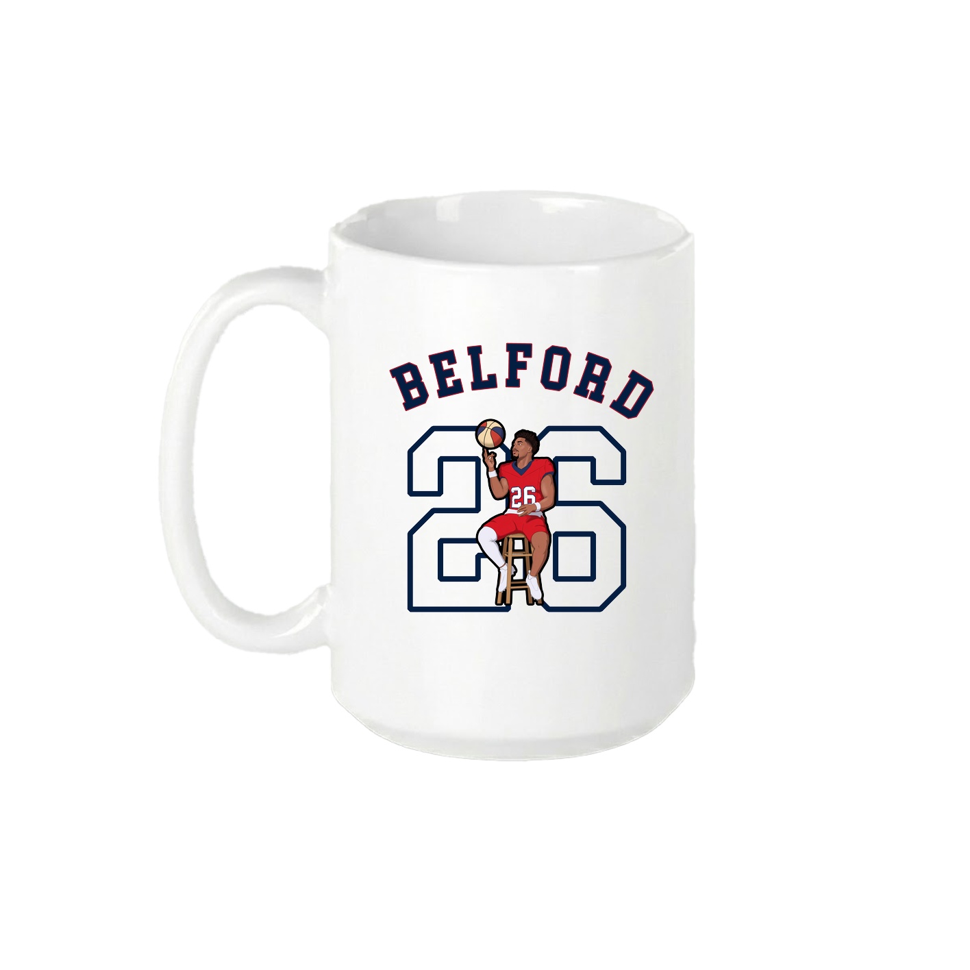 15oz Coffee Mug — Shirsey Arch in White