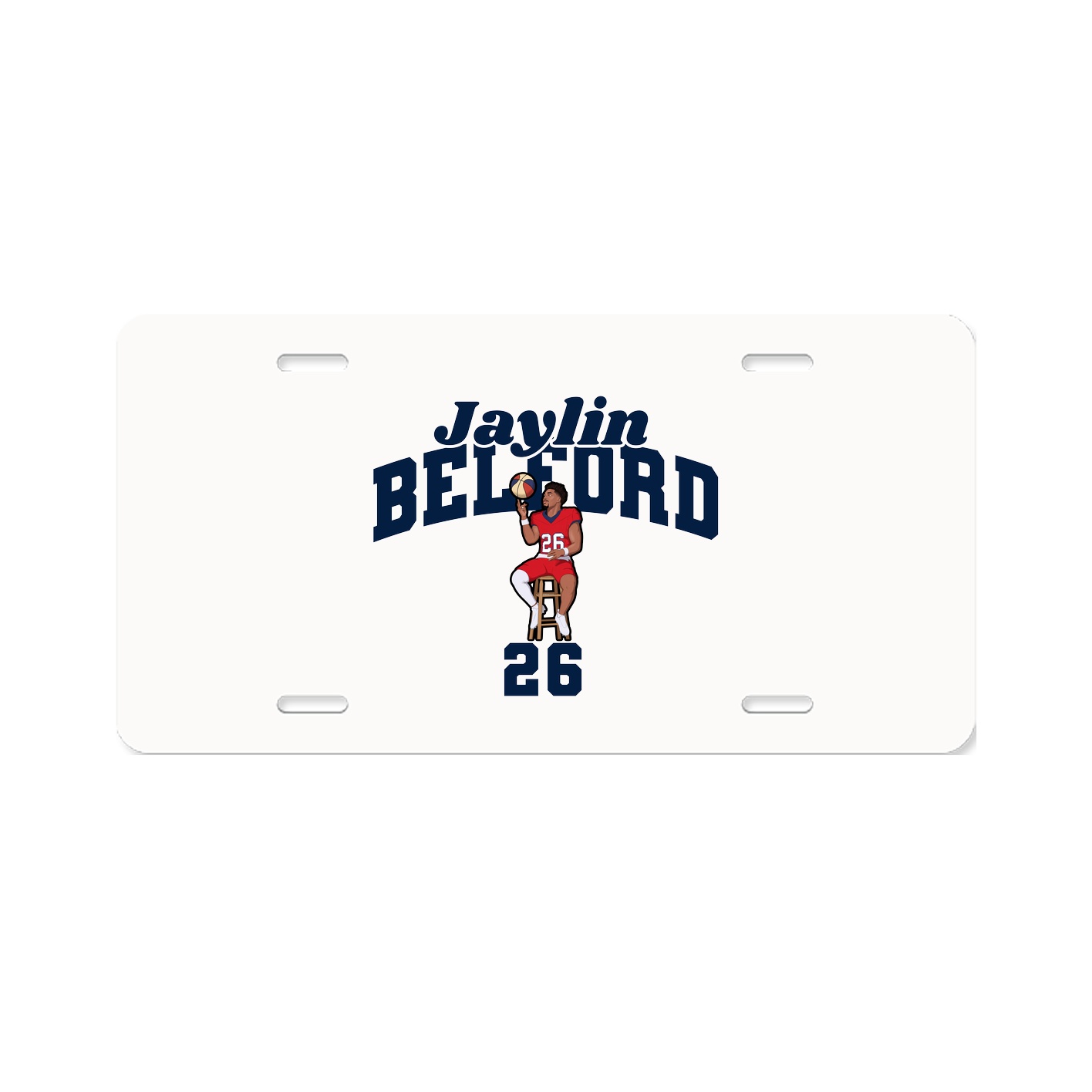 License Plate — Signature Arch in Classic