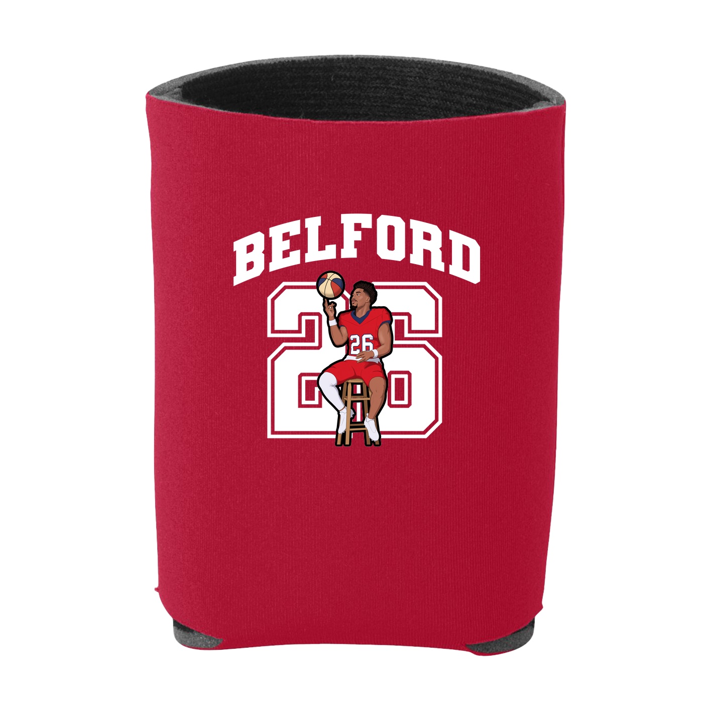 Can Holder — Number in Red
