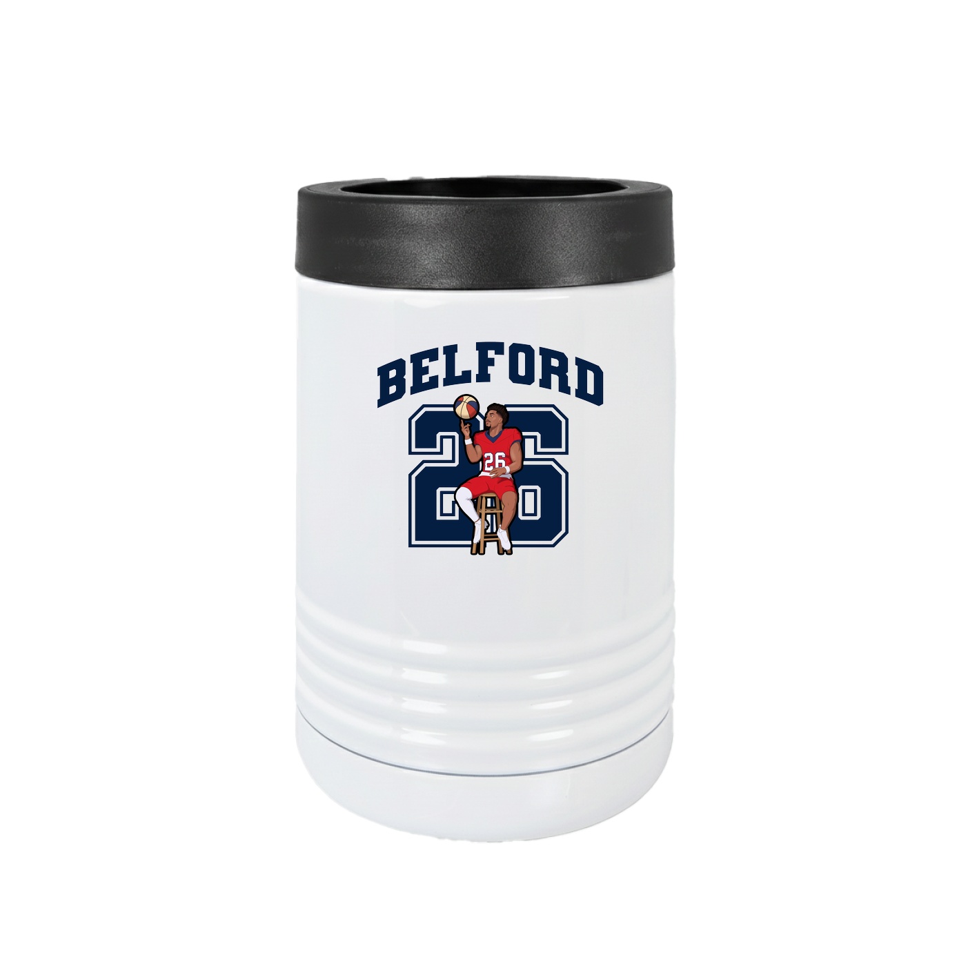 Beverage Holder — Number in White