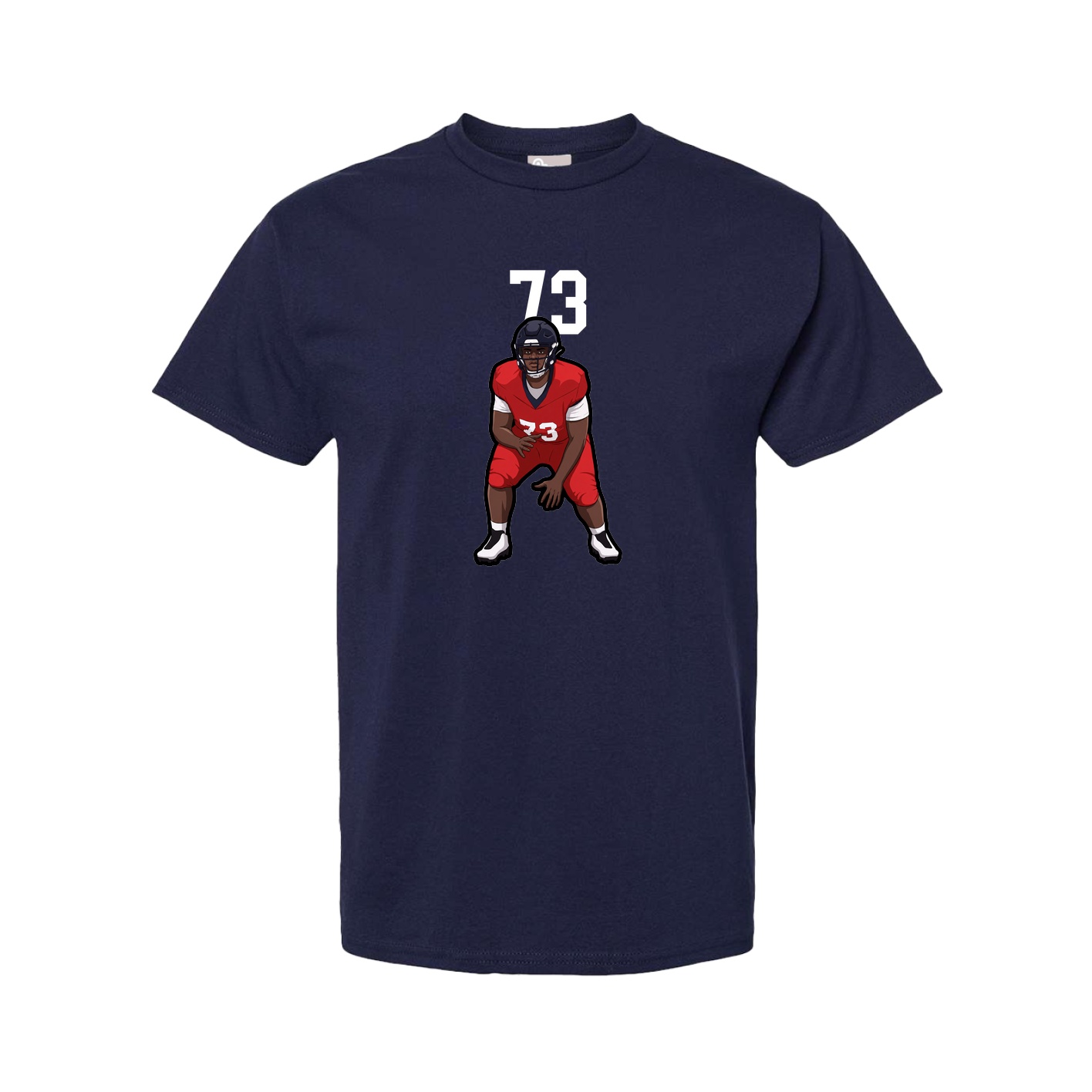Youth Tee — Number Top in Navy