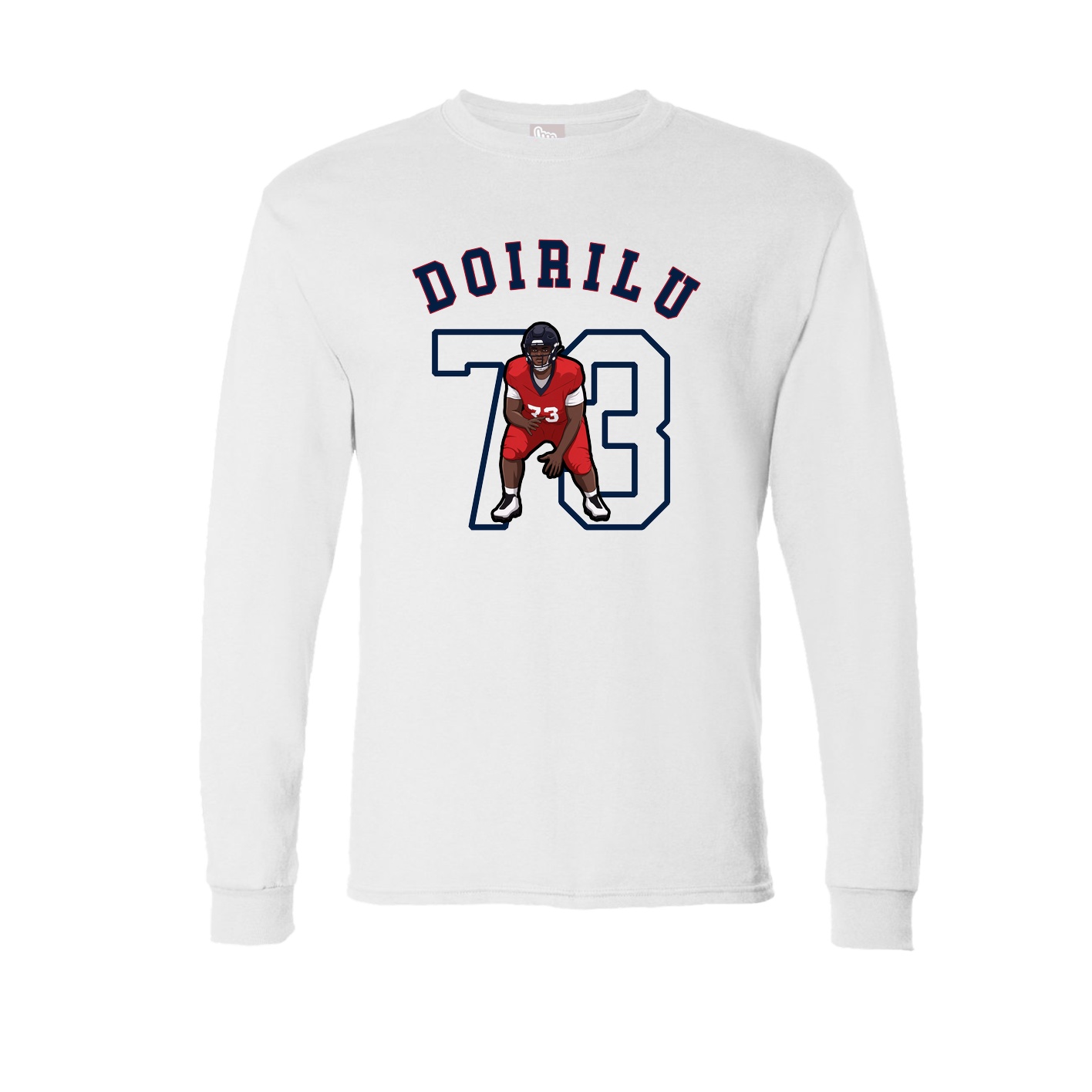 Long Sleeve Tee — Shirsey Arch in White