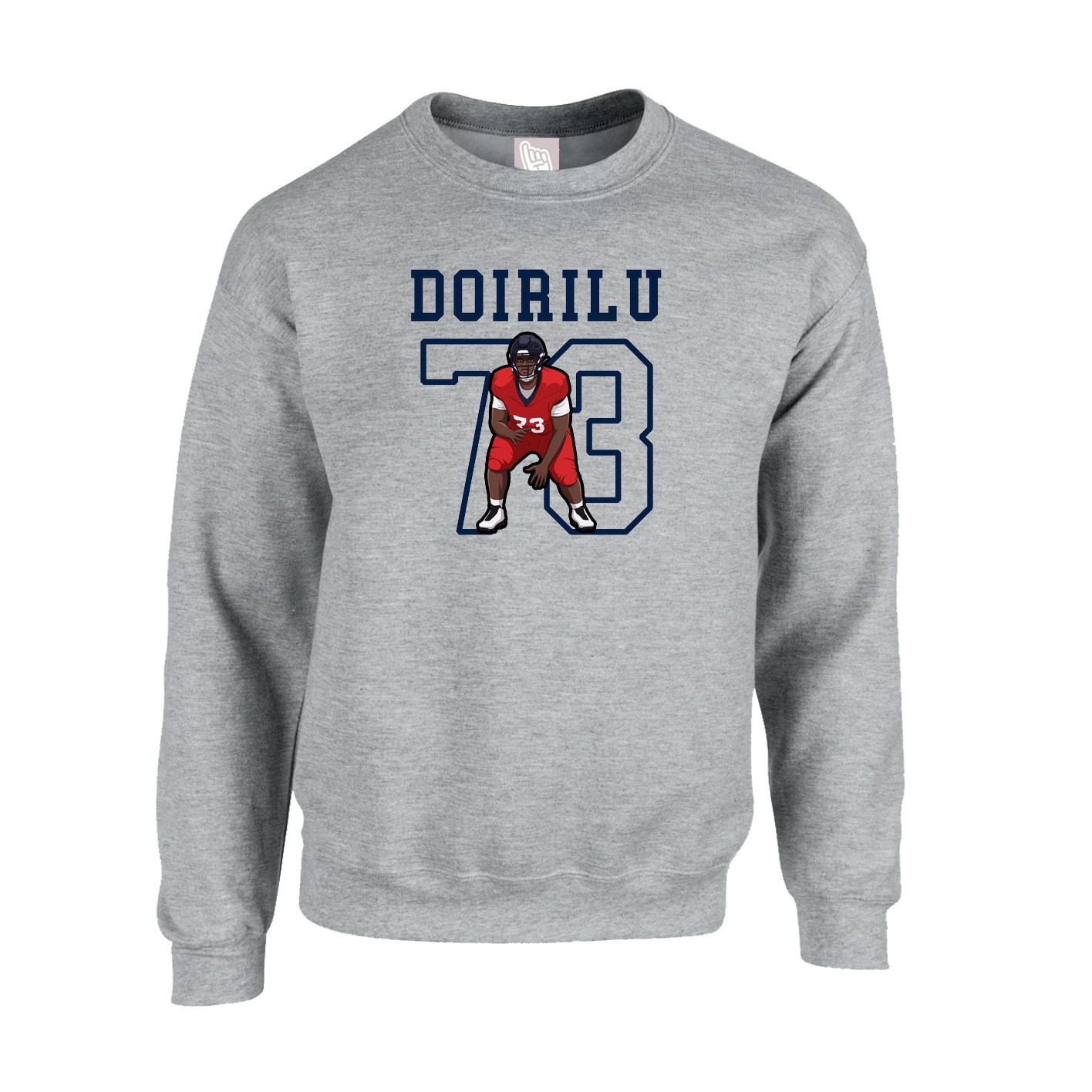 Fleece Crew — Shirsey in Grey