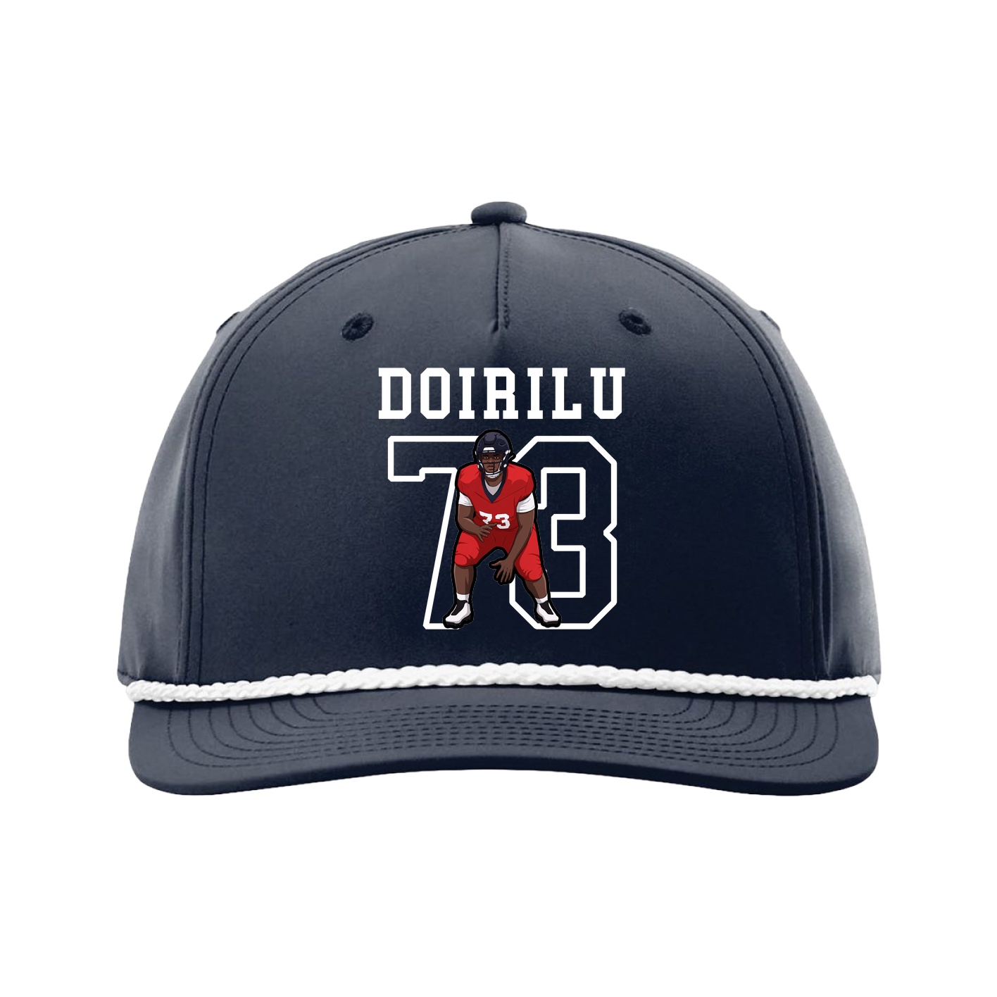 Five-Panel Classic Rope Cap — Shirsey in Navy