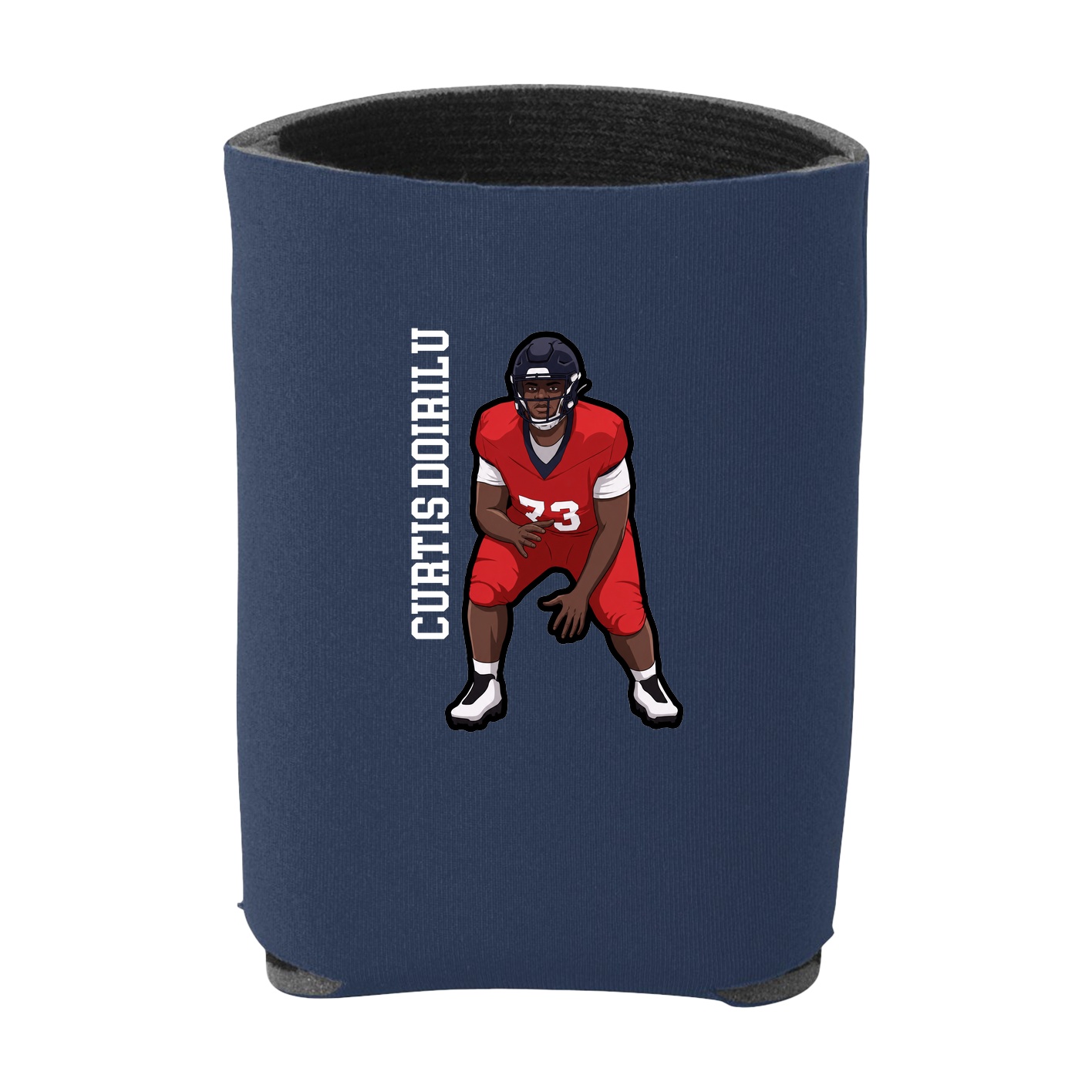 Can Holder — Name Vertical in Navy