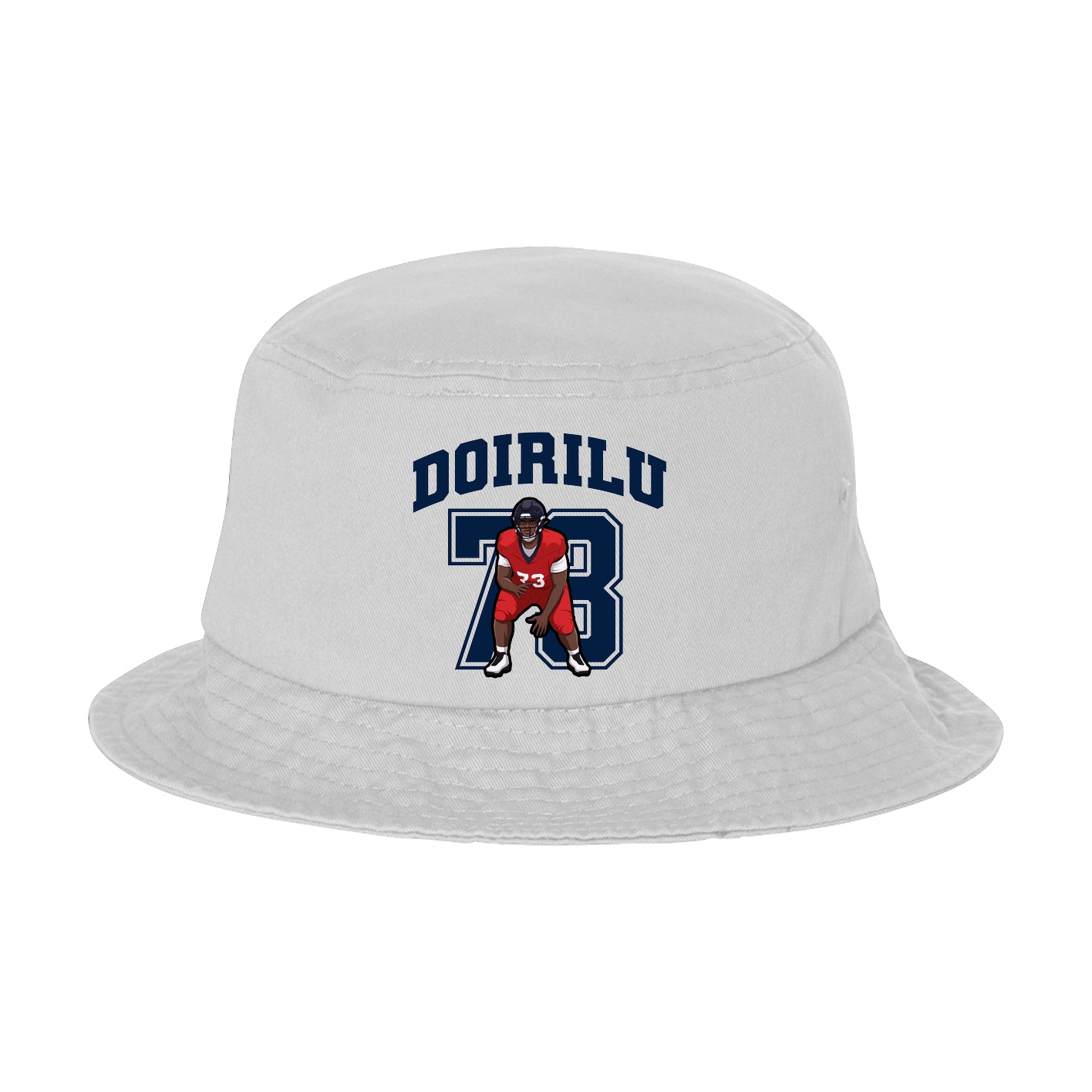 Bucket Cap — Number in White