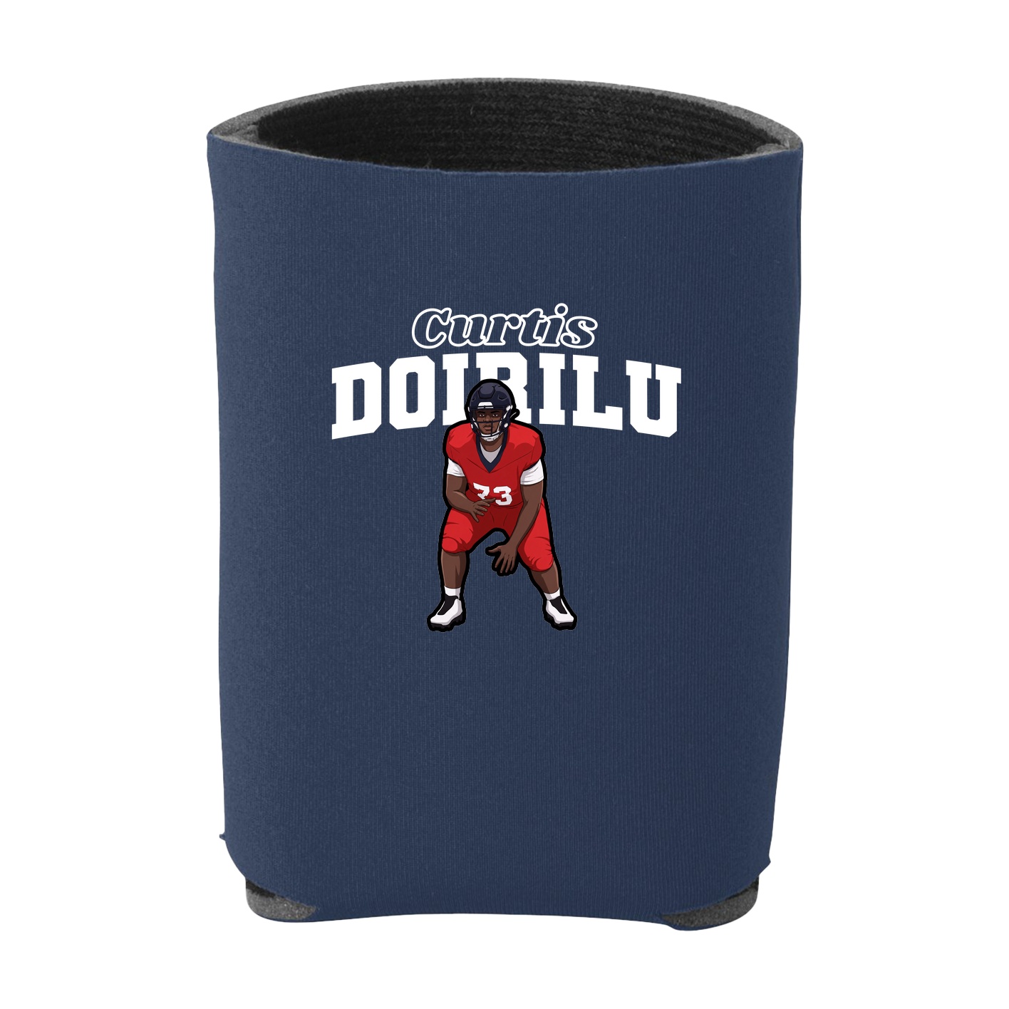 Can Holder — Name Arch in Navy