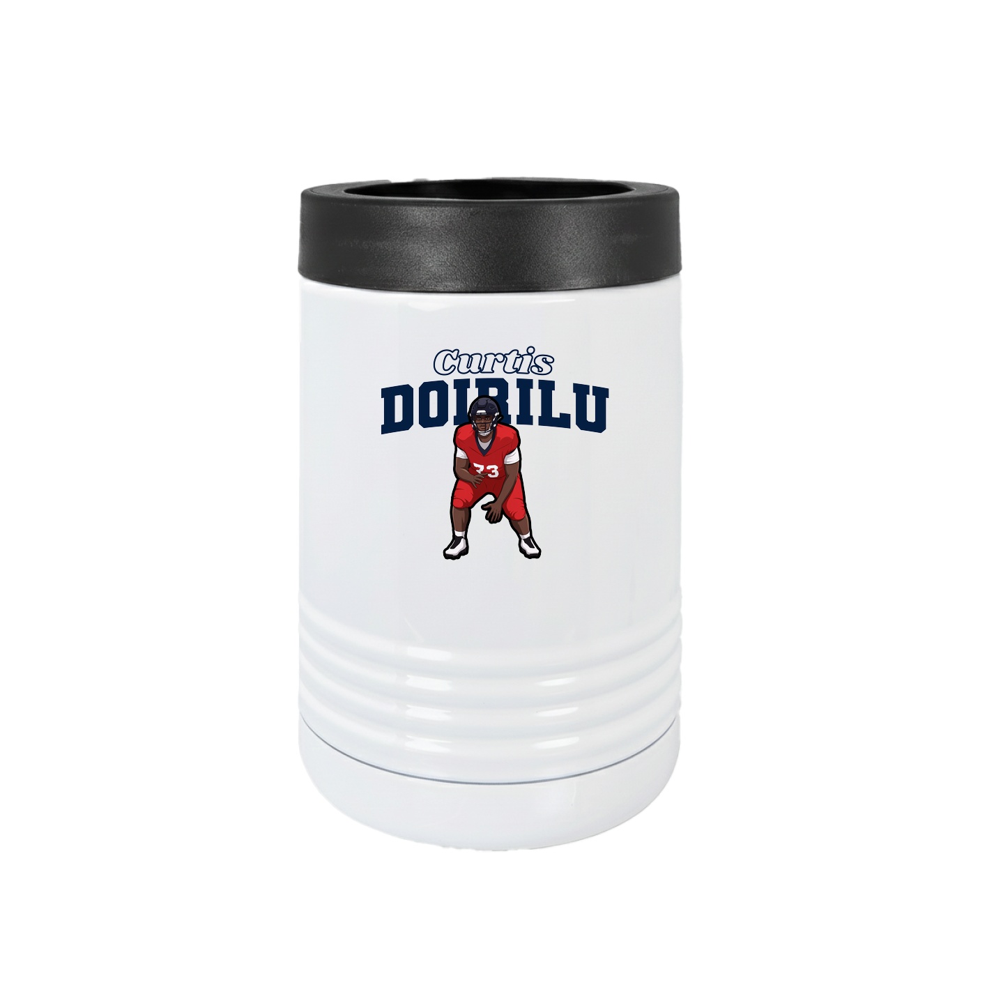 Beverage Holder — Name Arch in White