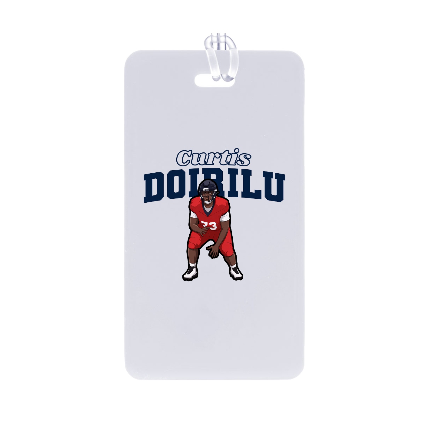 Bag Tag — Name Arch in Classic