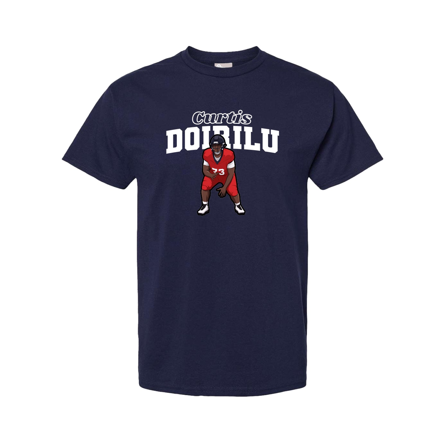 Tee — Name Arch in Navy