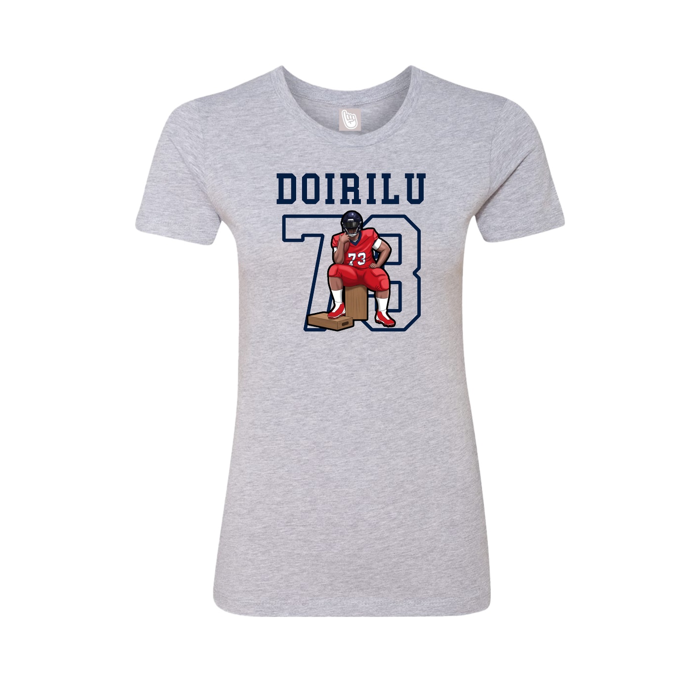 Fitted Women's Tee — Shirsey in Grey