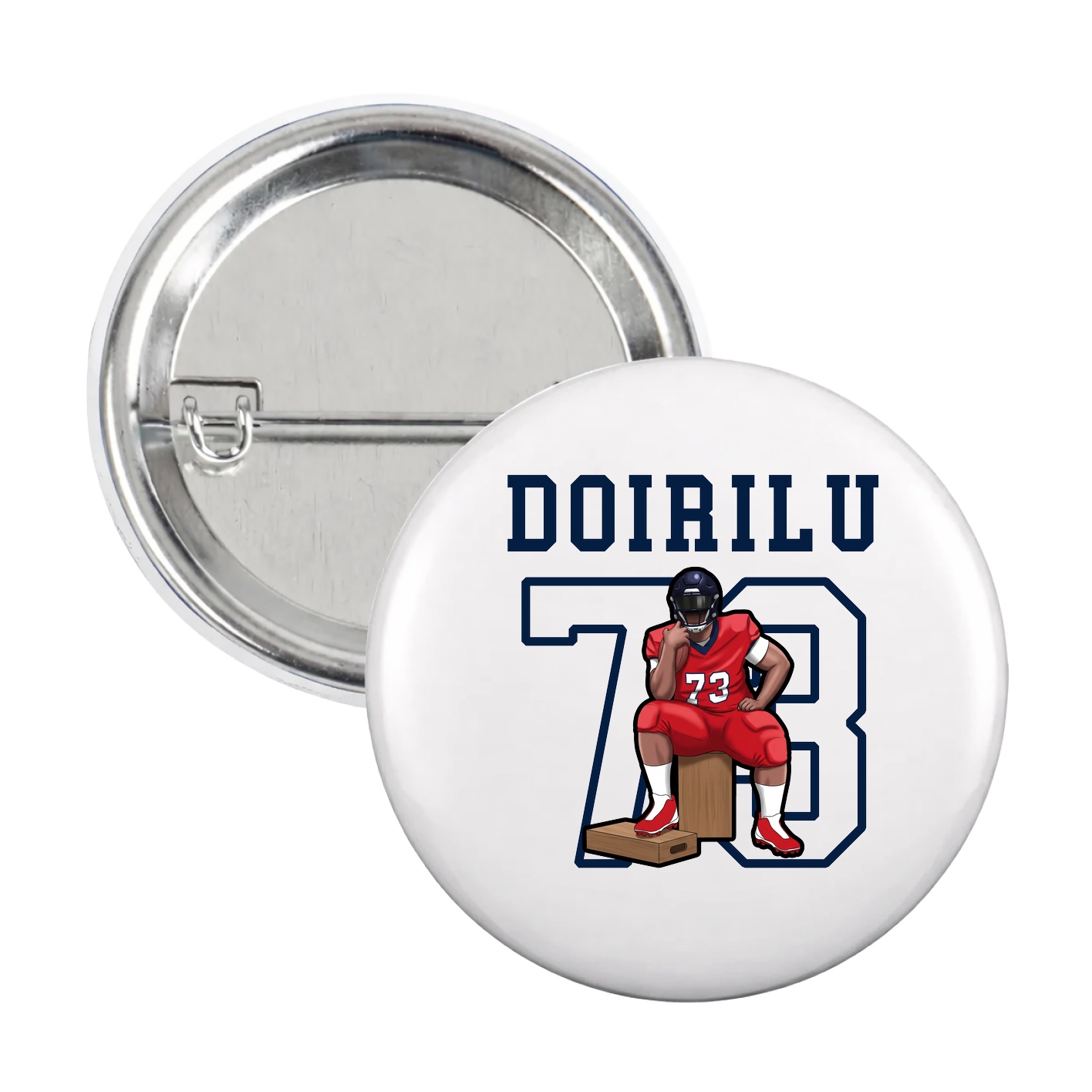 Game Day Button — Shirsey in White