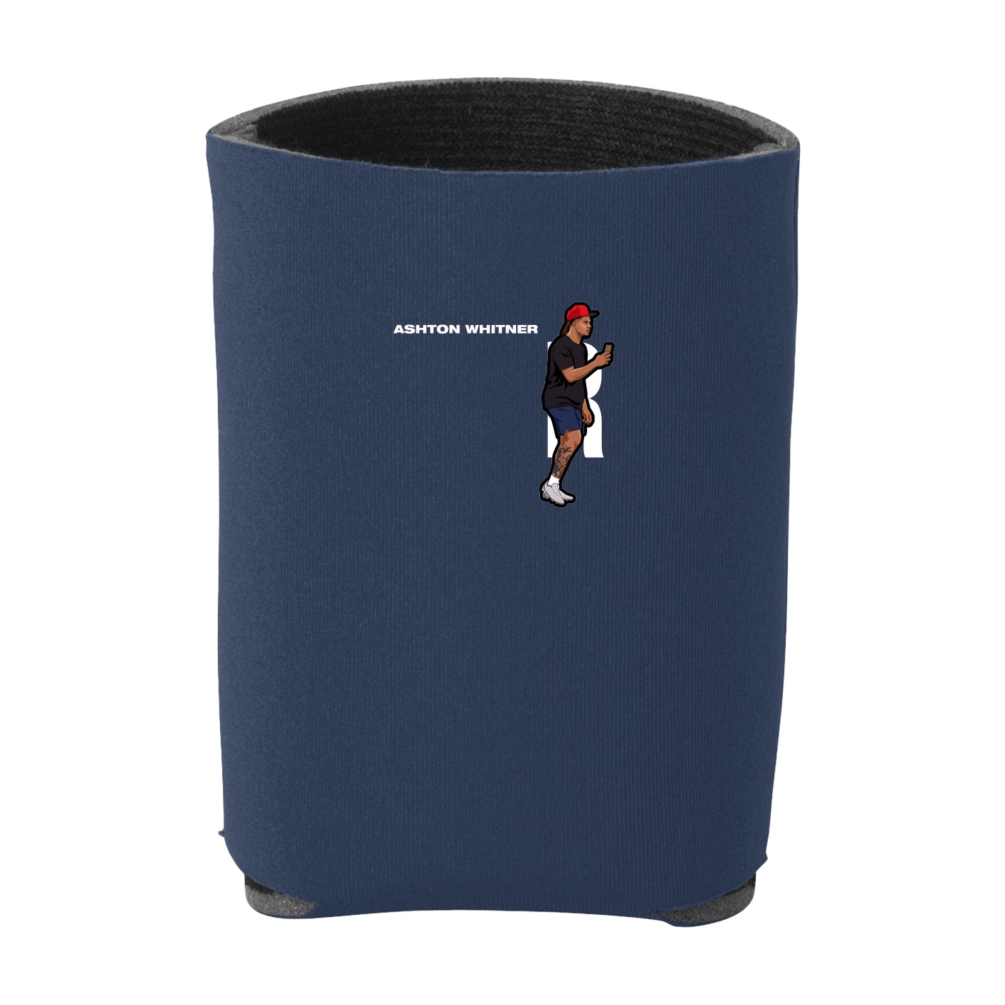 Can Holder — Player Name in Navy