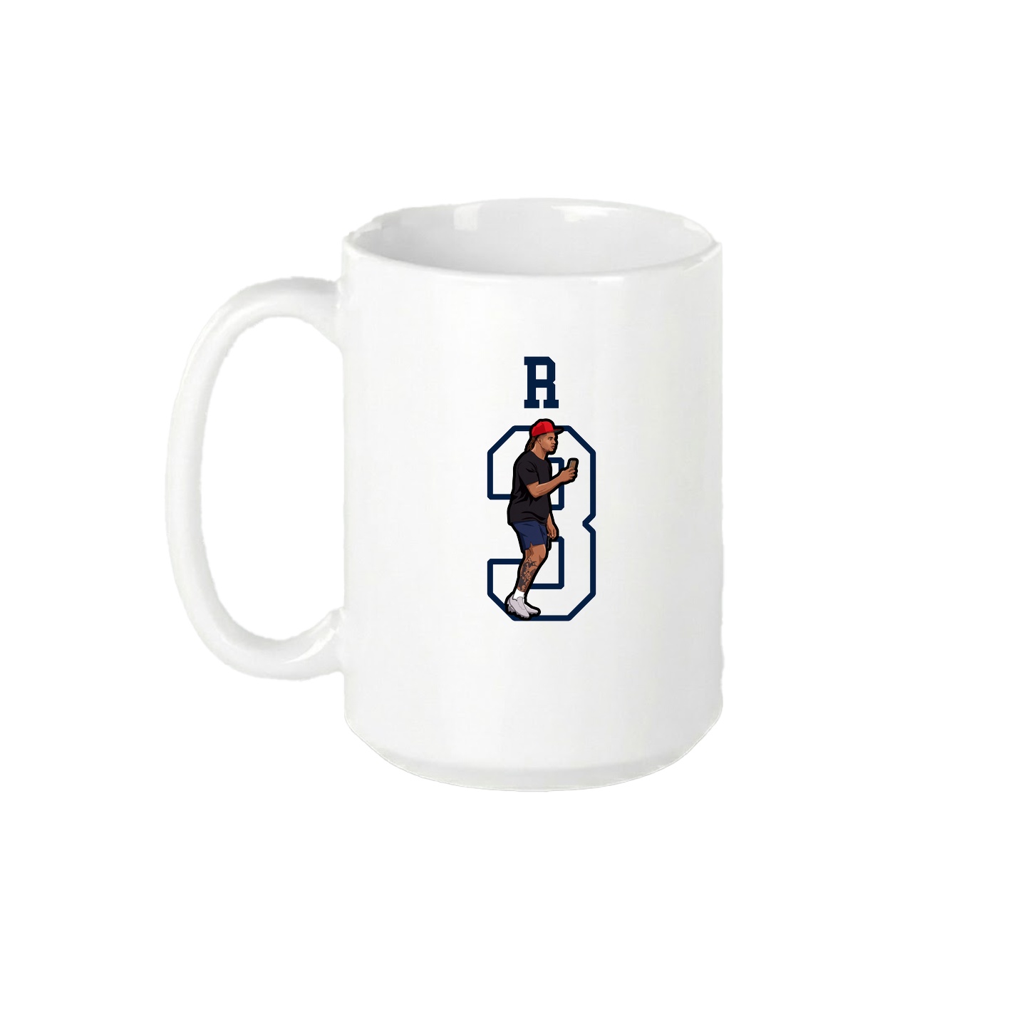 15oz Coffee Mug — Shirsey in White