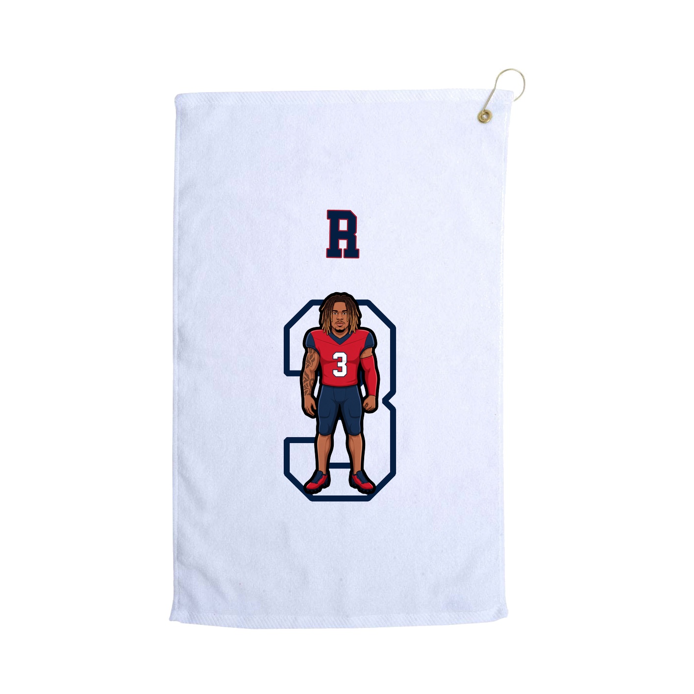 Golf Towel — Shirsey Arch in White
