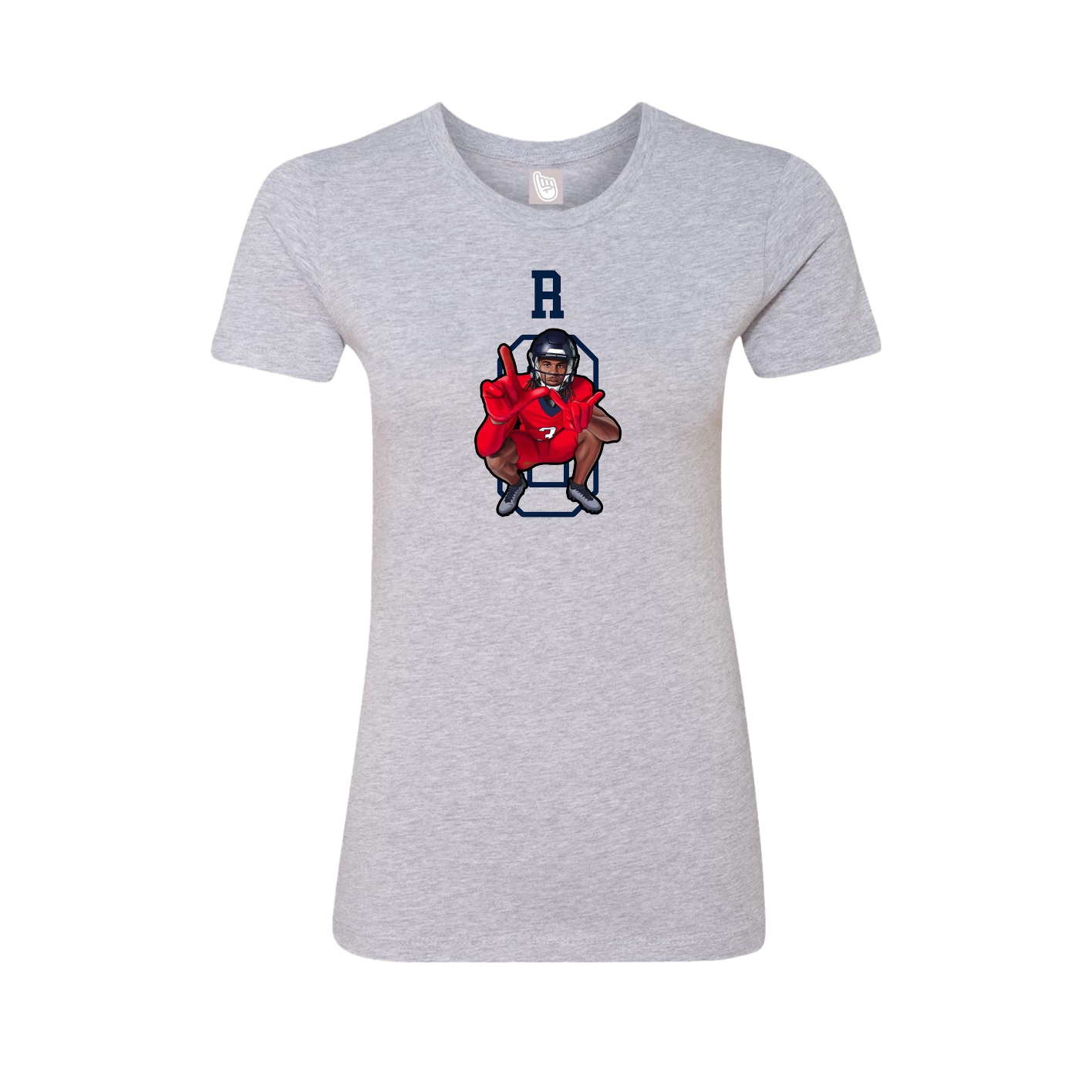 Fitted Women's Tee — Shirsey in Grey