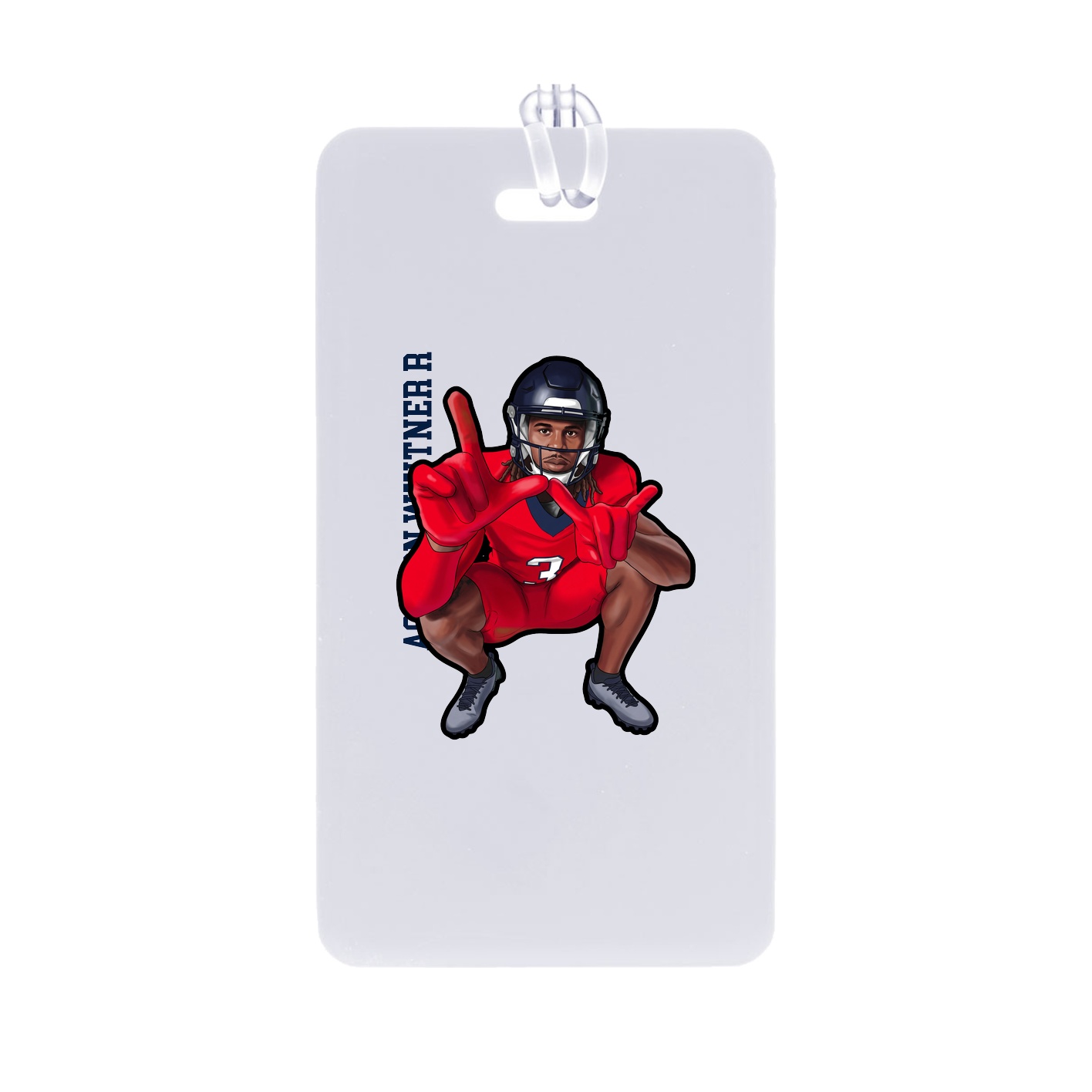 Bag Tag — Name Vertical in Classic