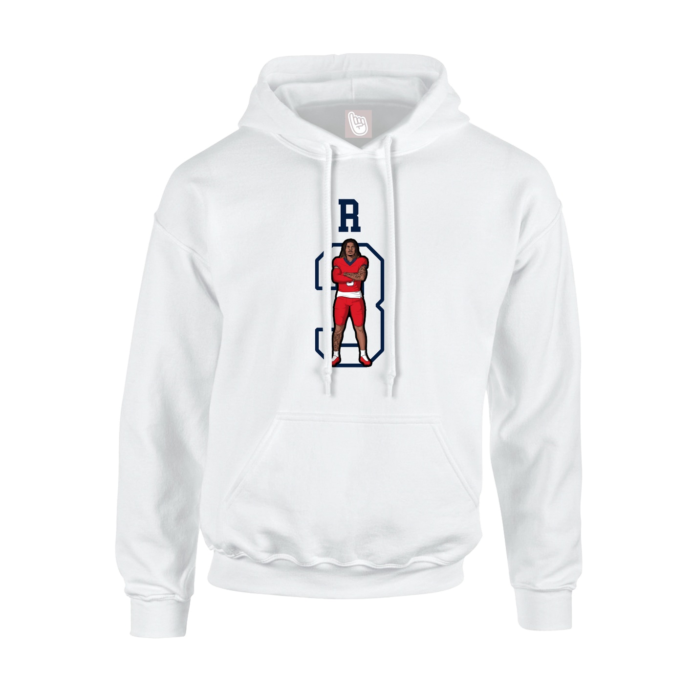 Hoodie — Shirsey in White
