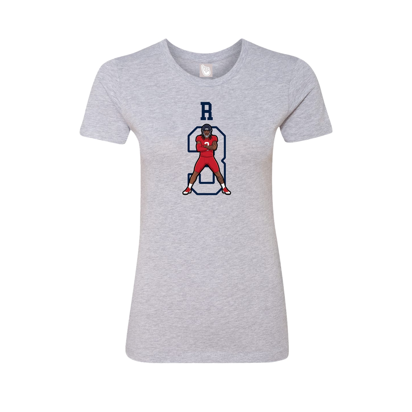 Fitted Women's Tee — Shirsey in Grey