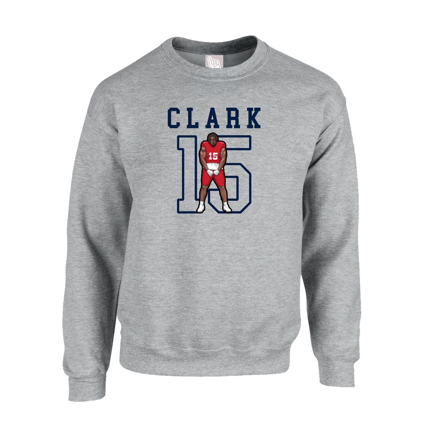 Fleece Crew — Shirsey in Grey