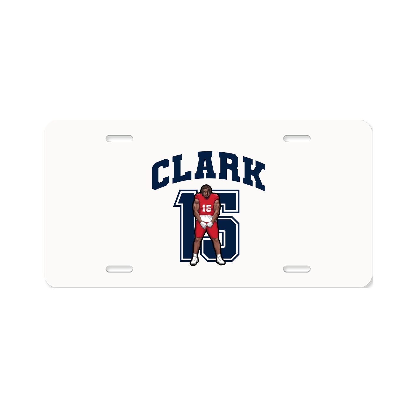 License Plate — Number in Classic
