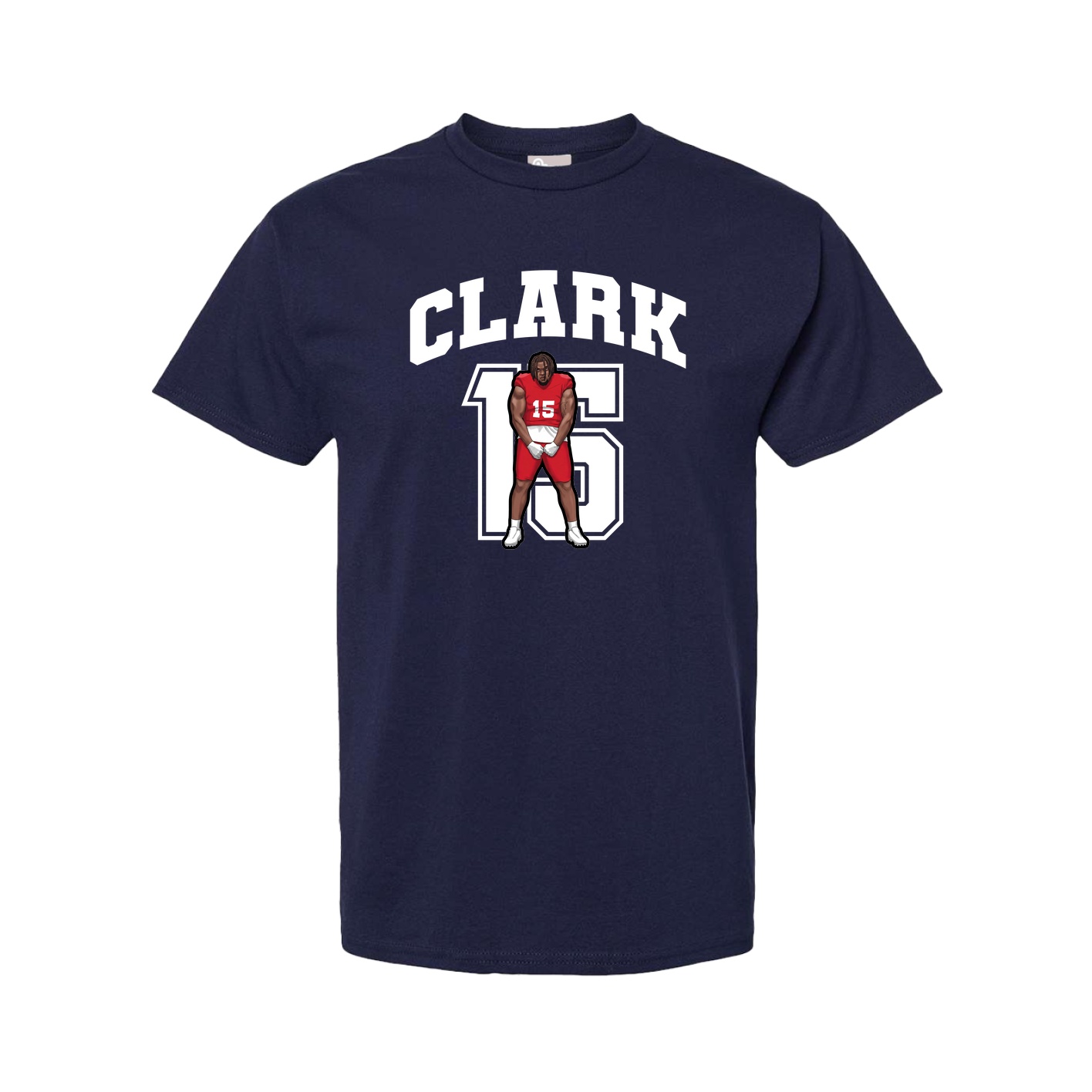 Youth Tee — Number in Navy