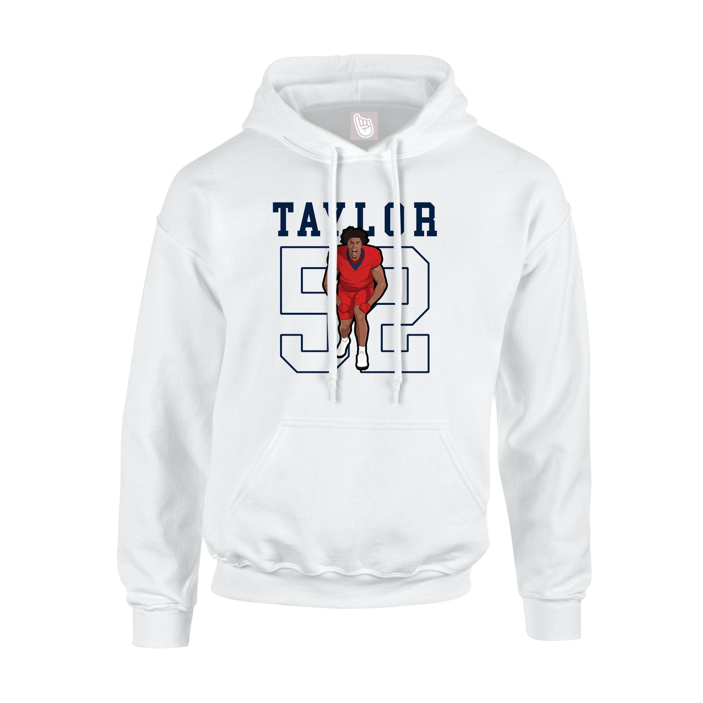 Hoodie — Shirsey in White