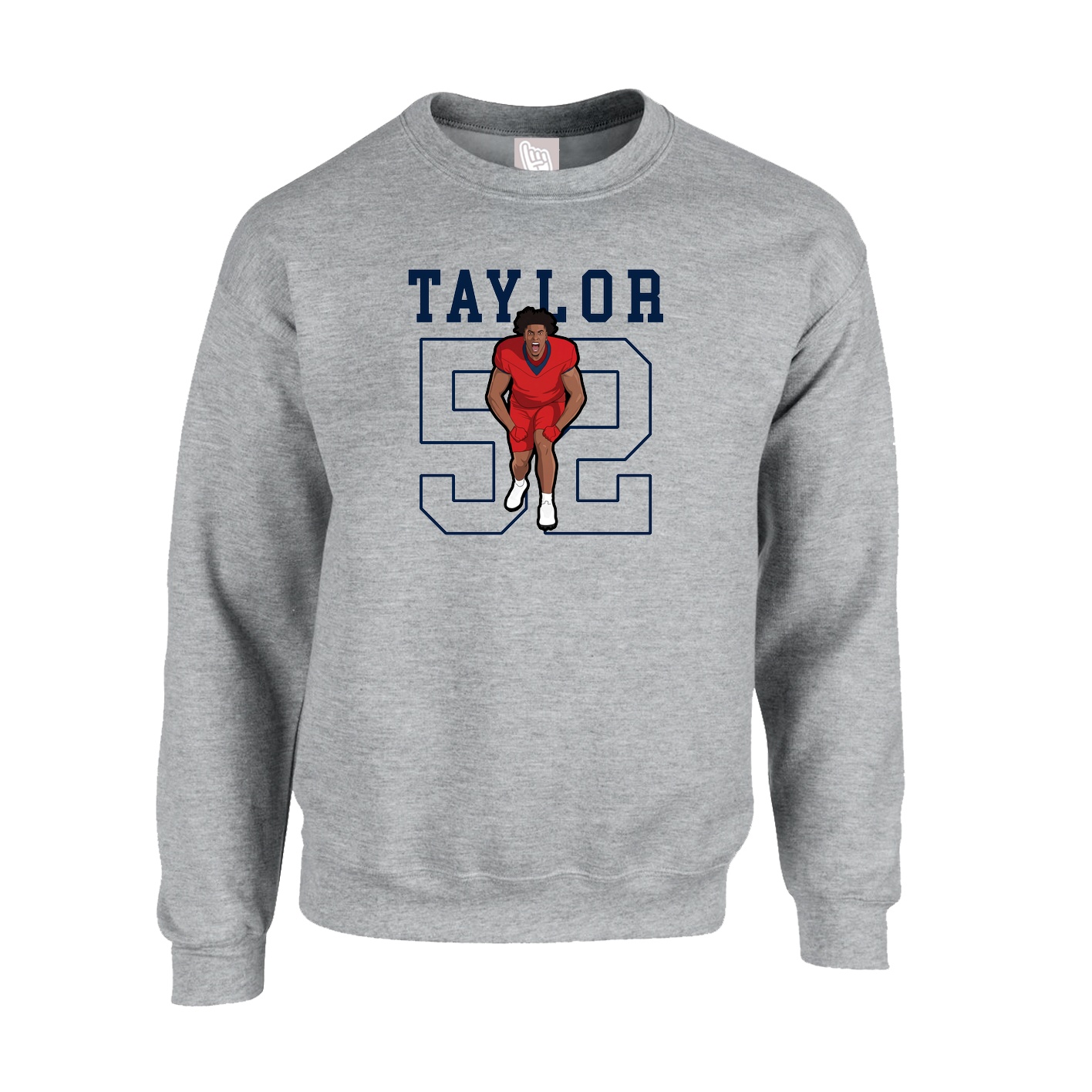 Fleece Crew — Shirsey in Grey