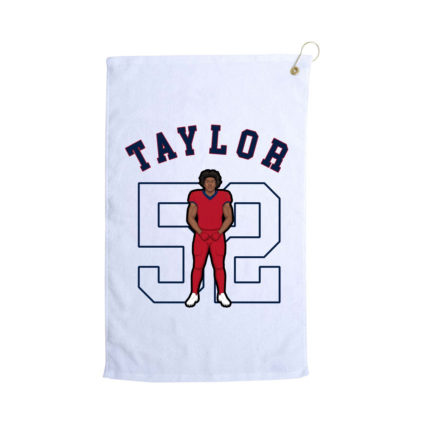 Golf Towel — Shirsey Arch in White
