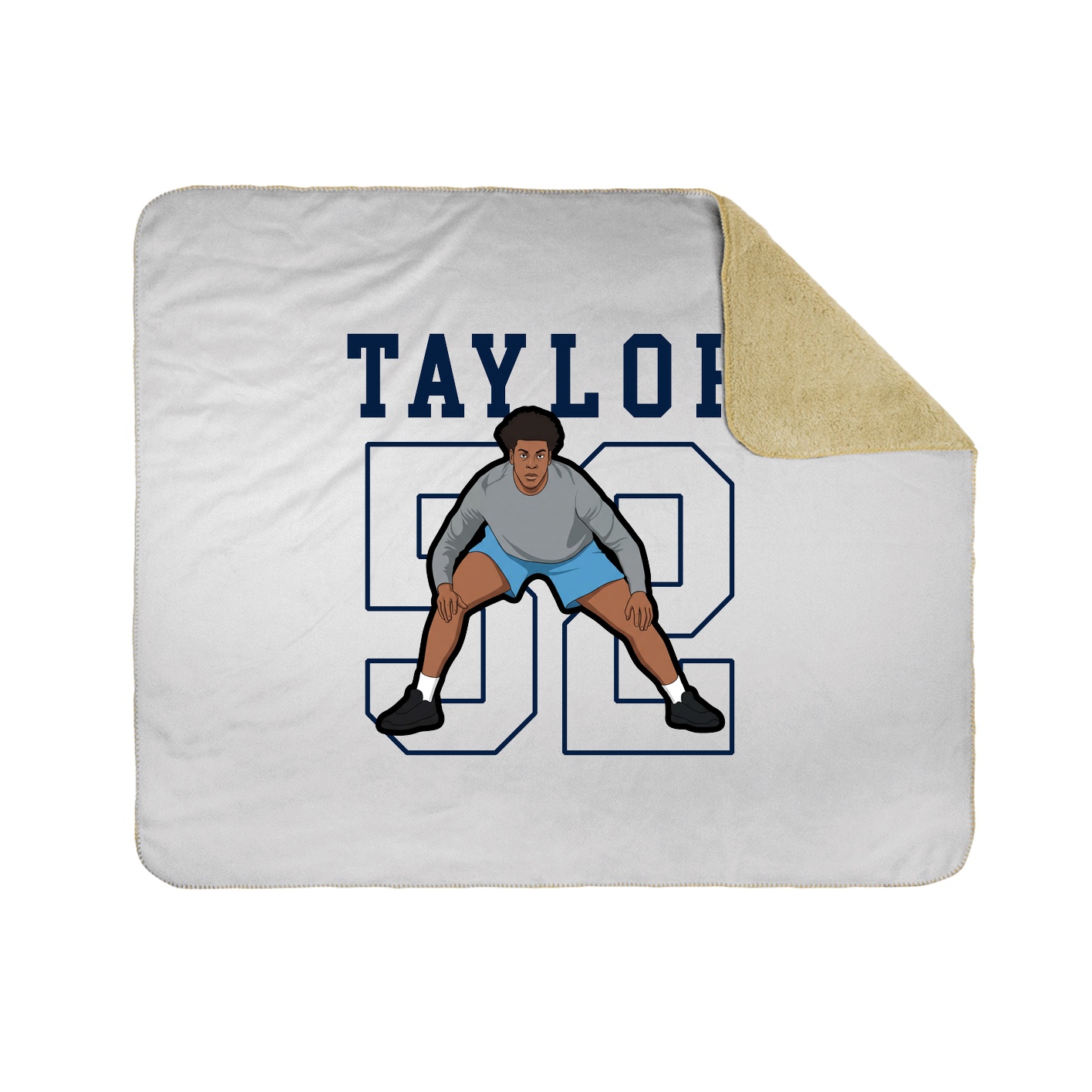 Throw Blanket — Shirsey in White
