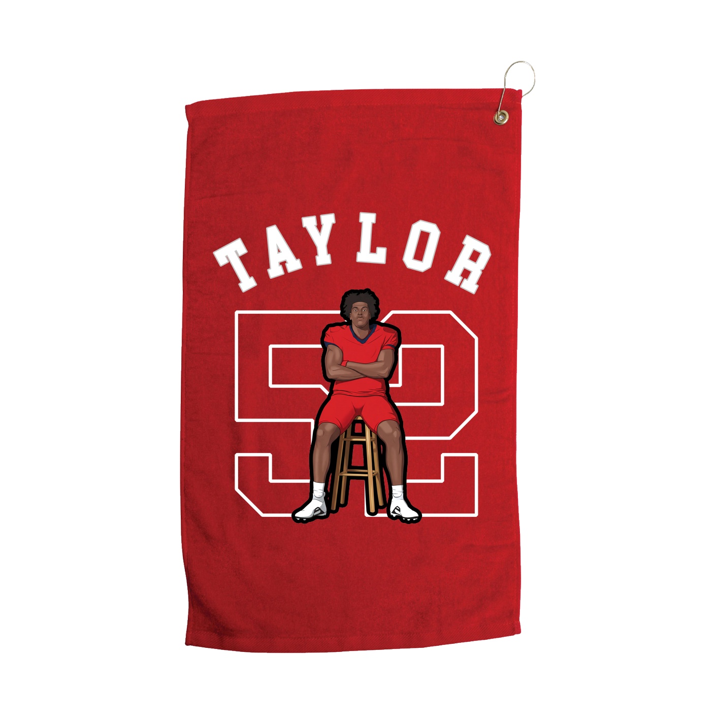 Golf Towel — Shirsey Arch in Red