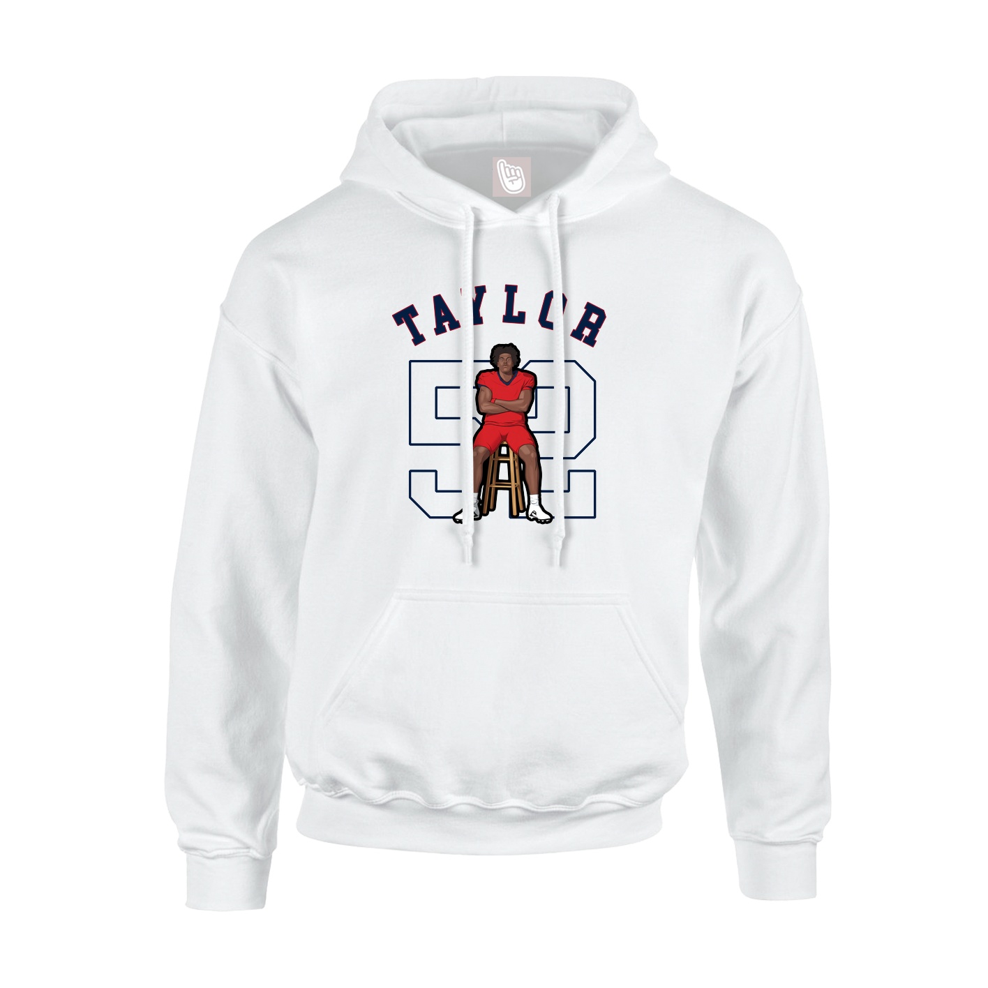 Hoodie — Shirsey Arch in White