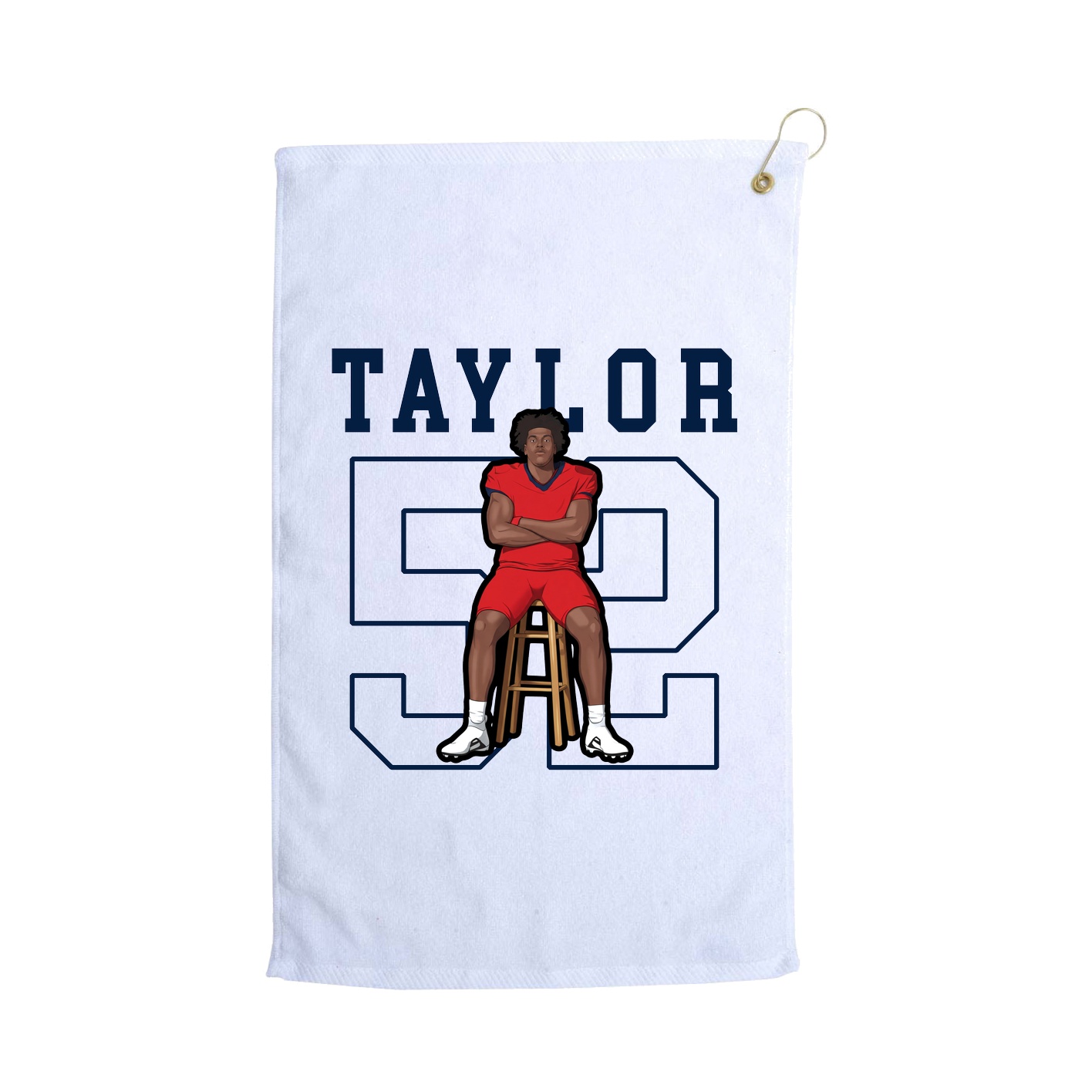 Golf Towel — Shirsey in White