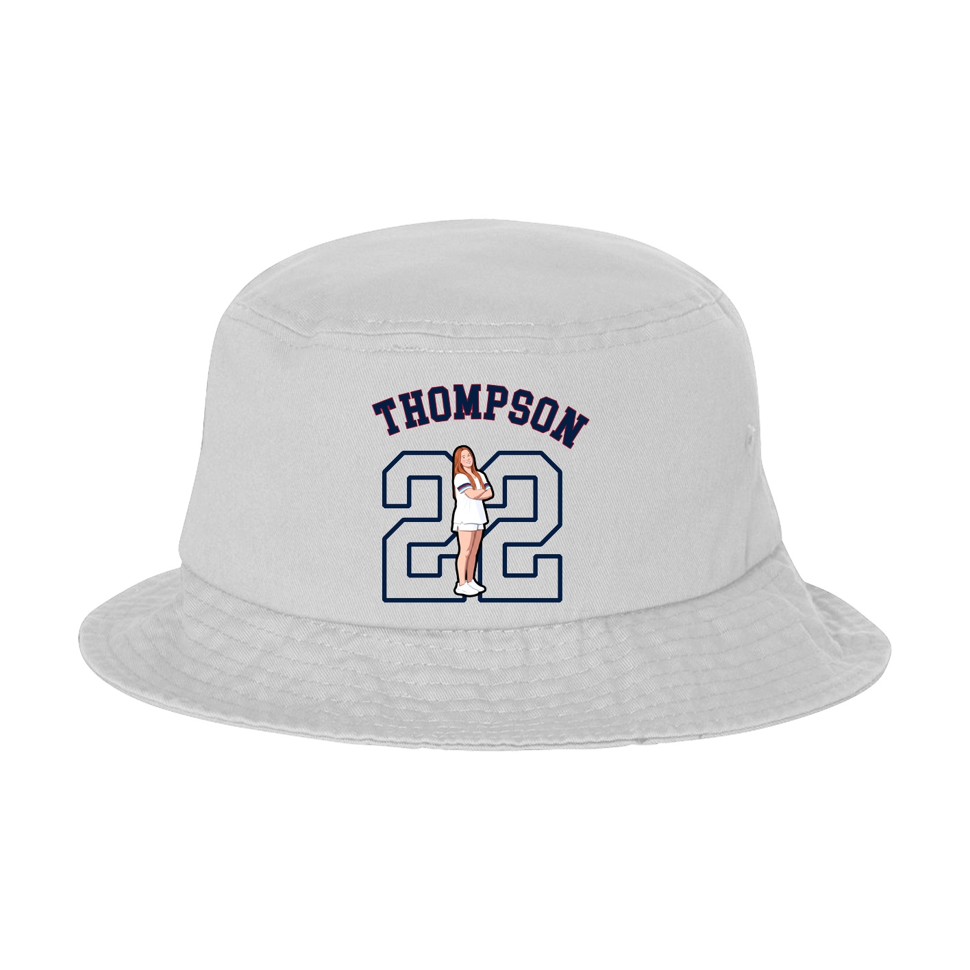 Bucket Cap — Shirsey Arch in White