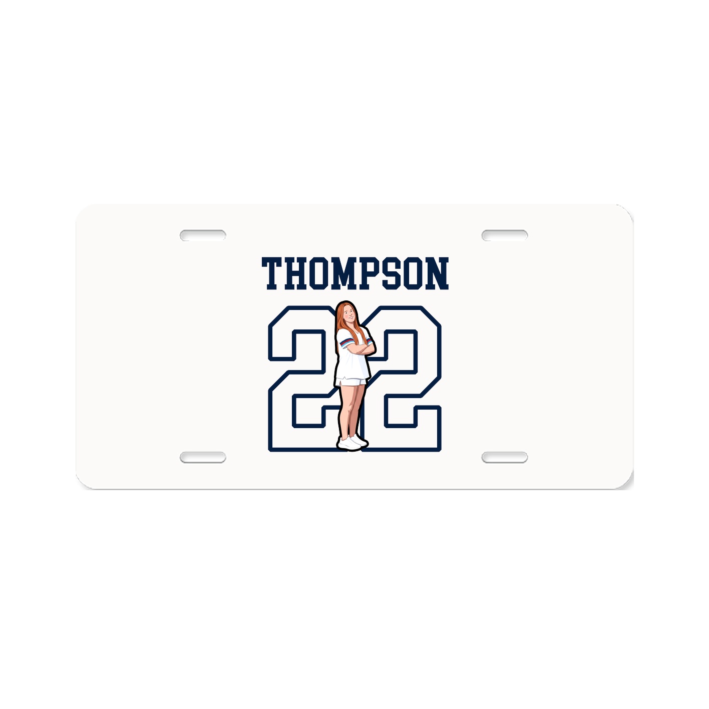 License Plate — Shirsey in Classic