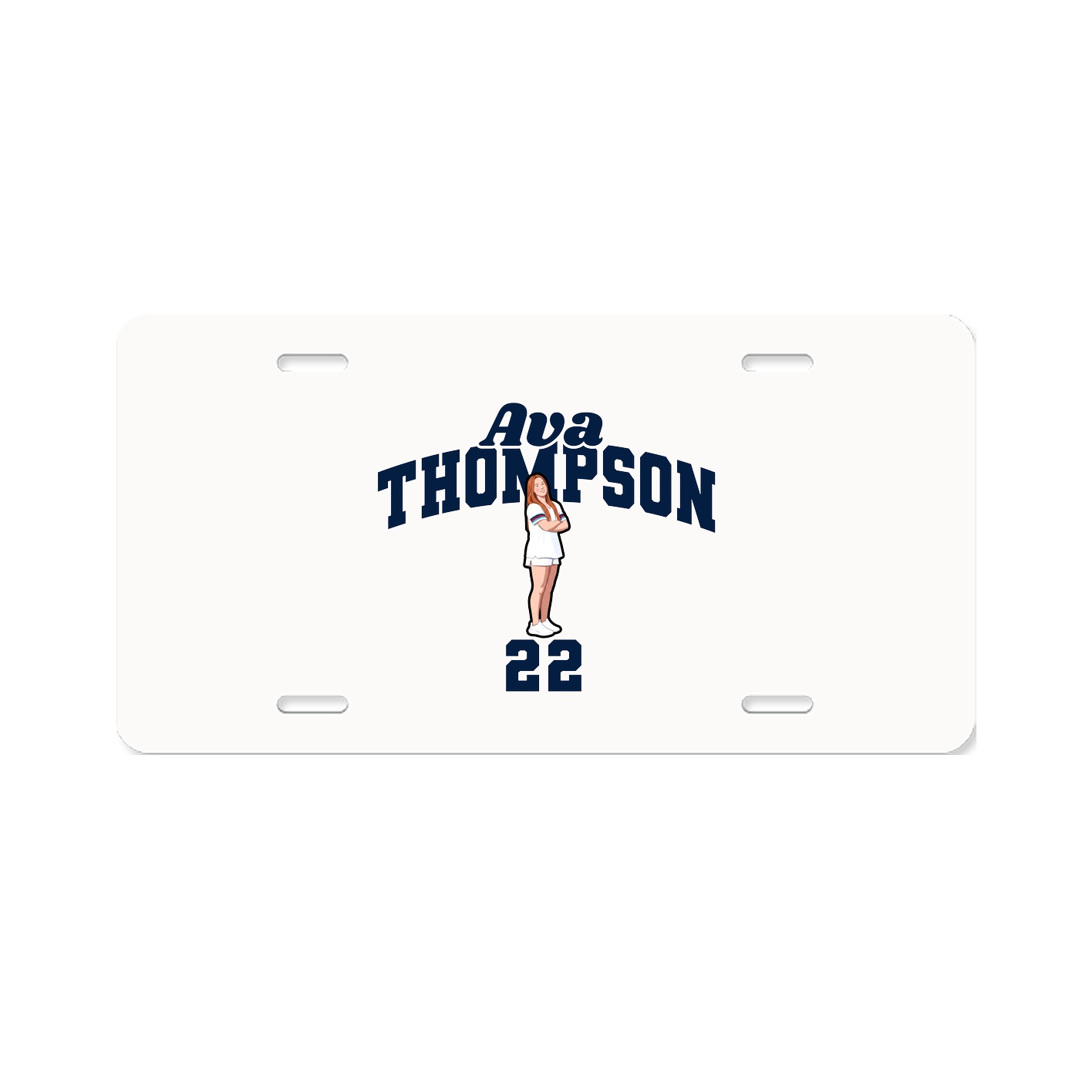 License Plate — Signature Arch in Classic
