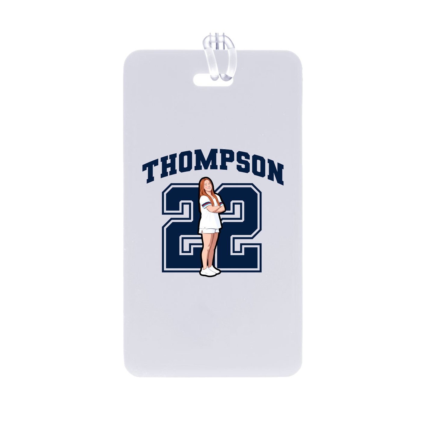 Bag Tag — Number in Classic