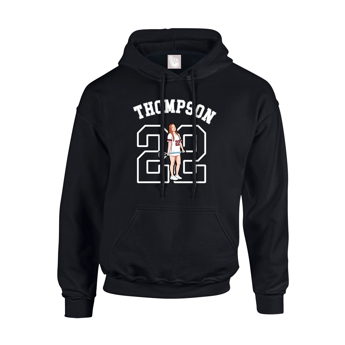 Hoodie — Shirsey Arch in Black