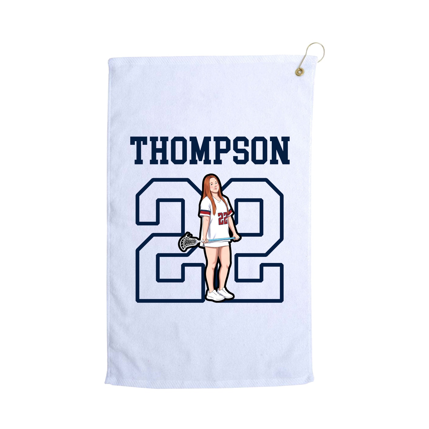 Golf Towel — Shirsey in White