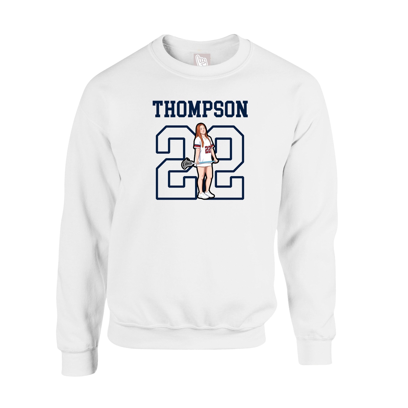 Fleece Crew — Shirsey in White