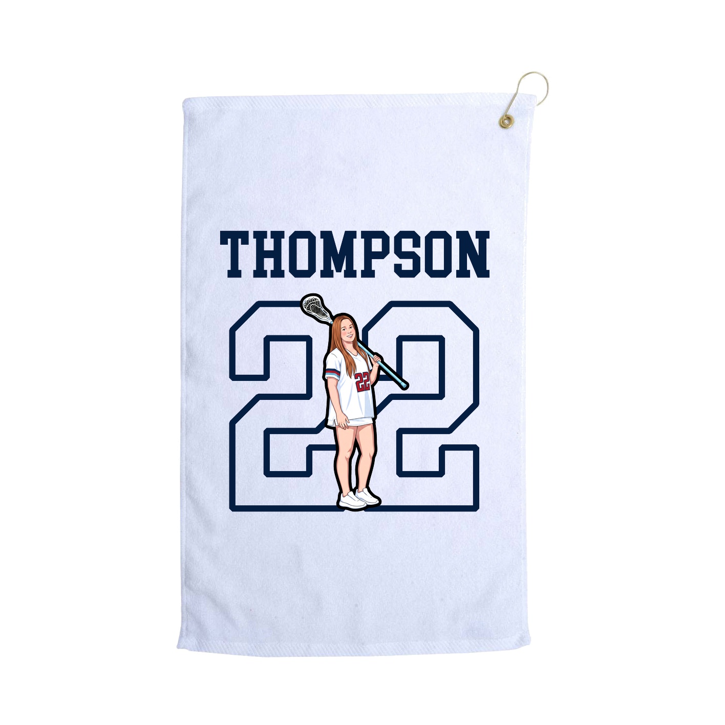 Golf Towel — Shirsey in White