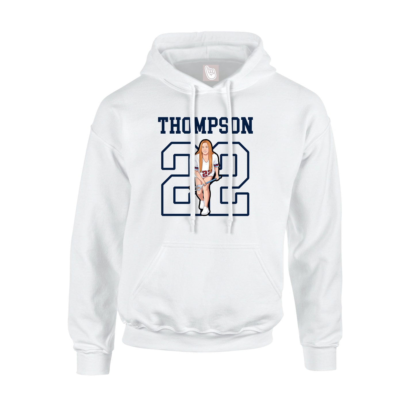 Youth Hoodie — Shirsey in White