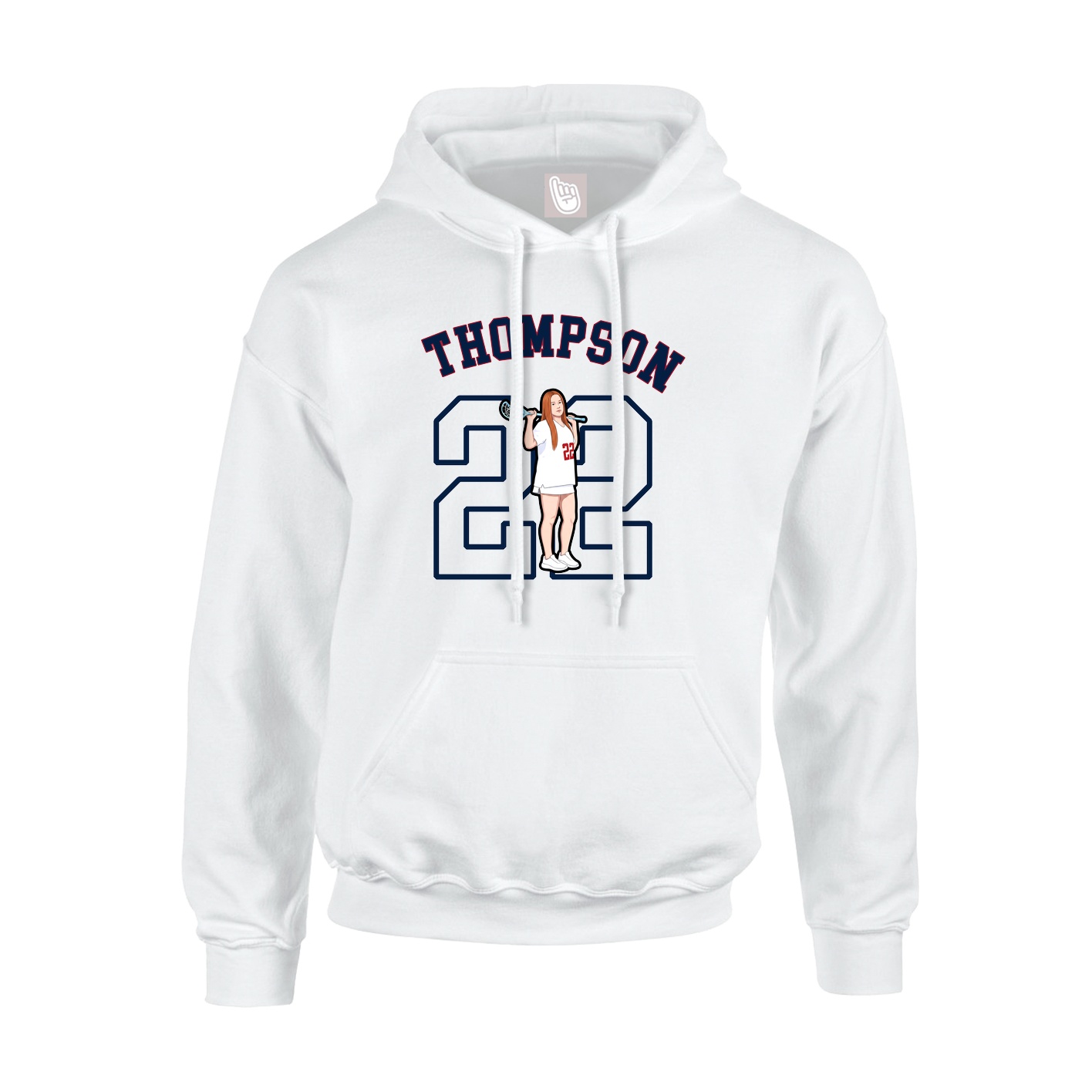 Hoodie — Shirsey Arch in White
