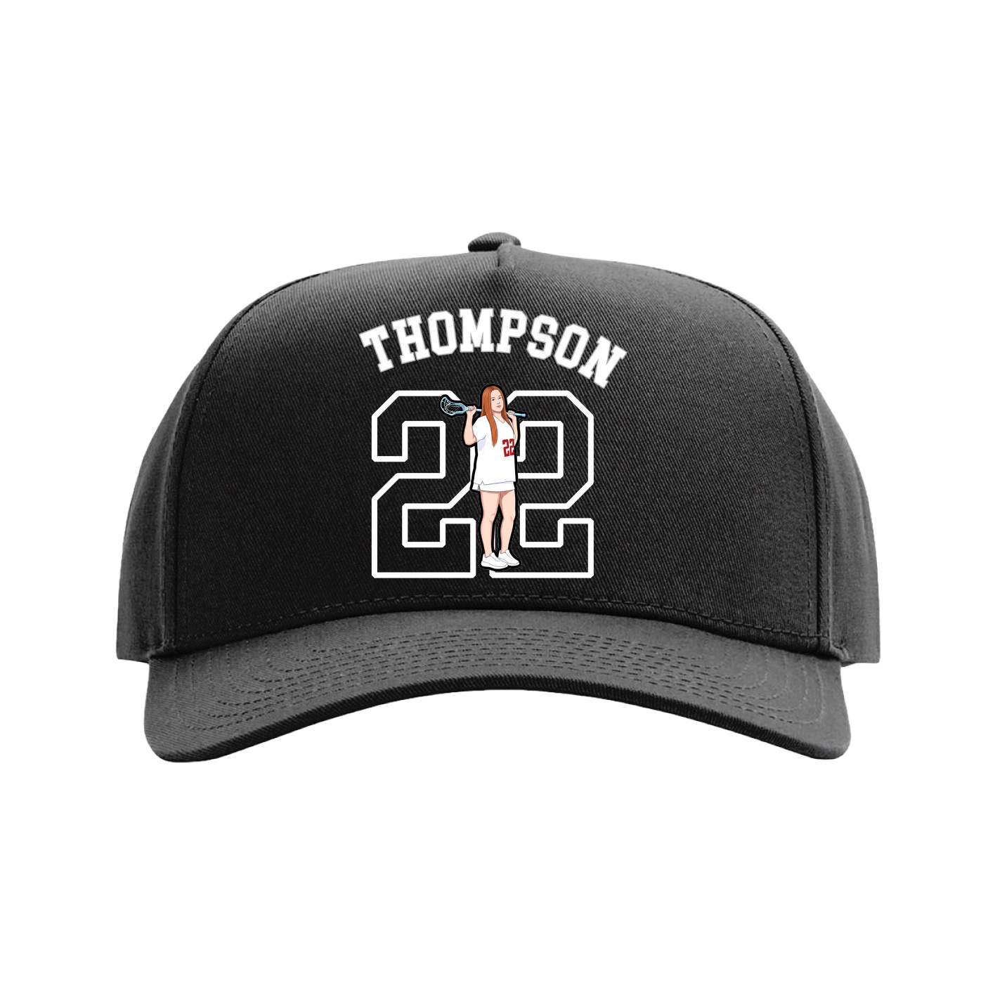 Full Fabric Five-Panel Champ Cap