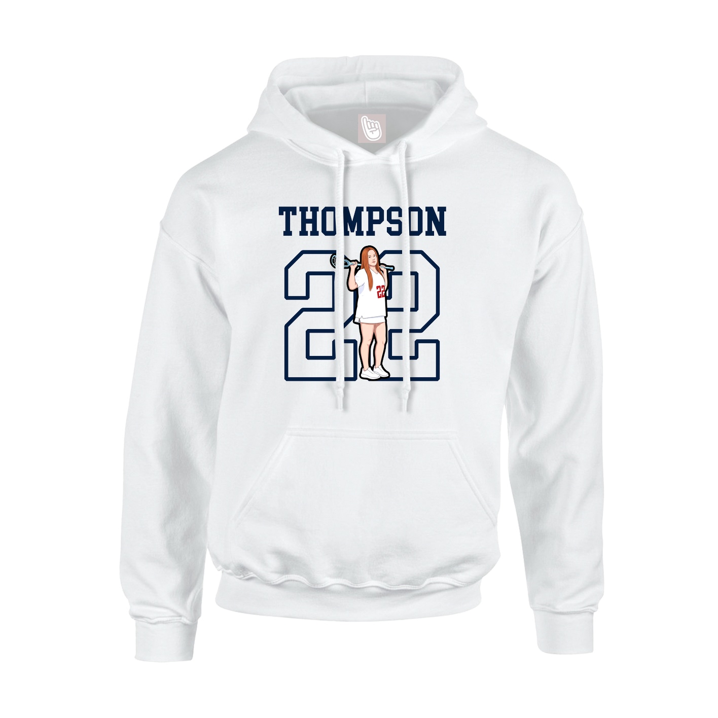 Youth Hoodie — Shirsey in White